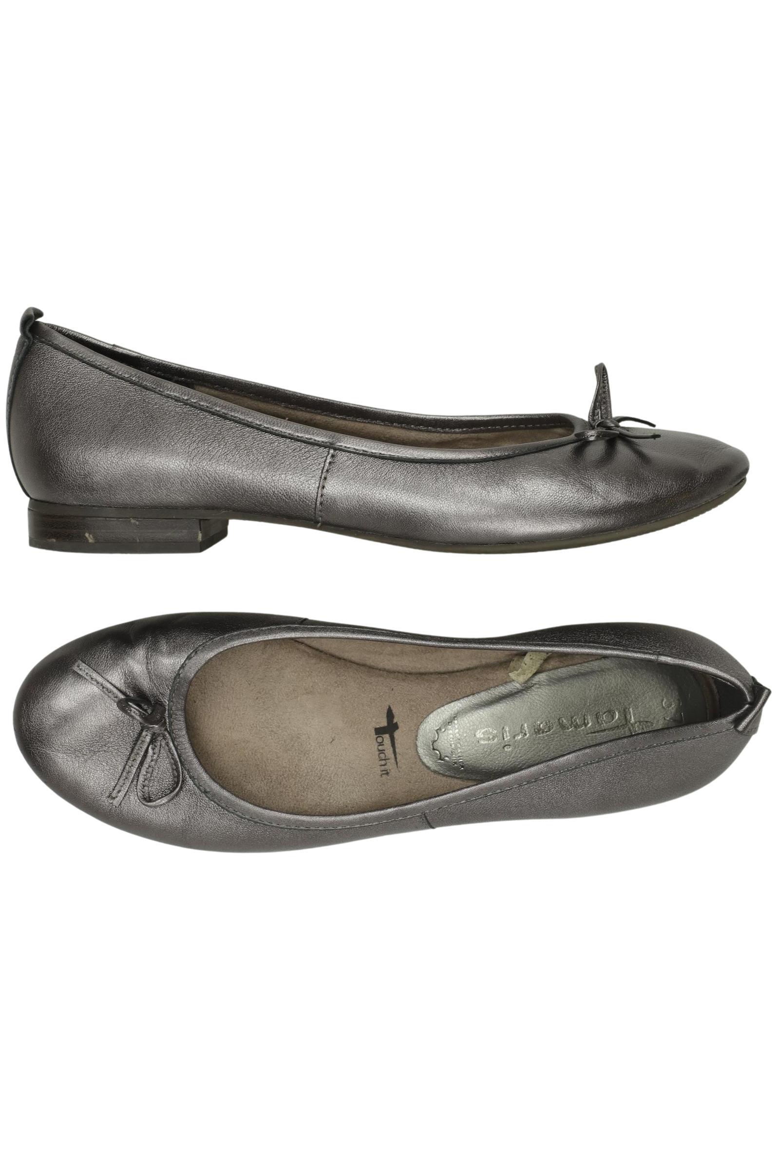 

Tamaris Damen Ballerinas, silber, Gr. 37
