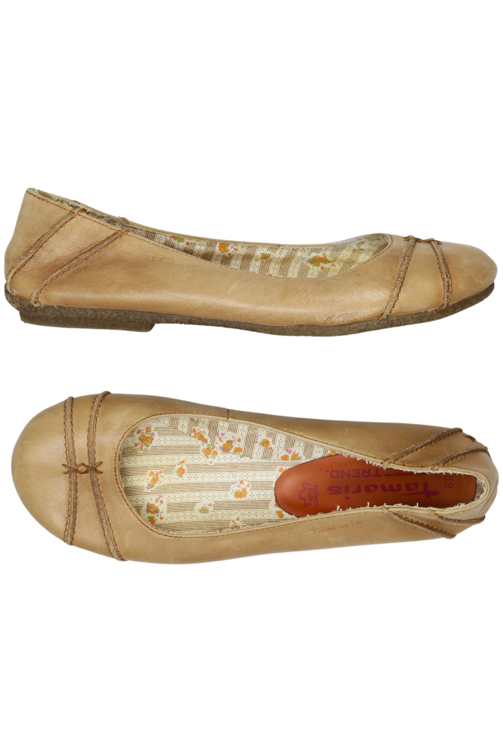 

Tamaris Damen Ballerinas, beige, Gr. 39