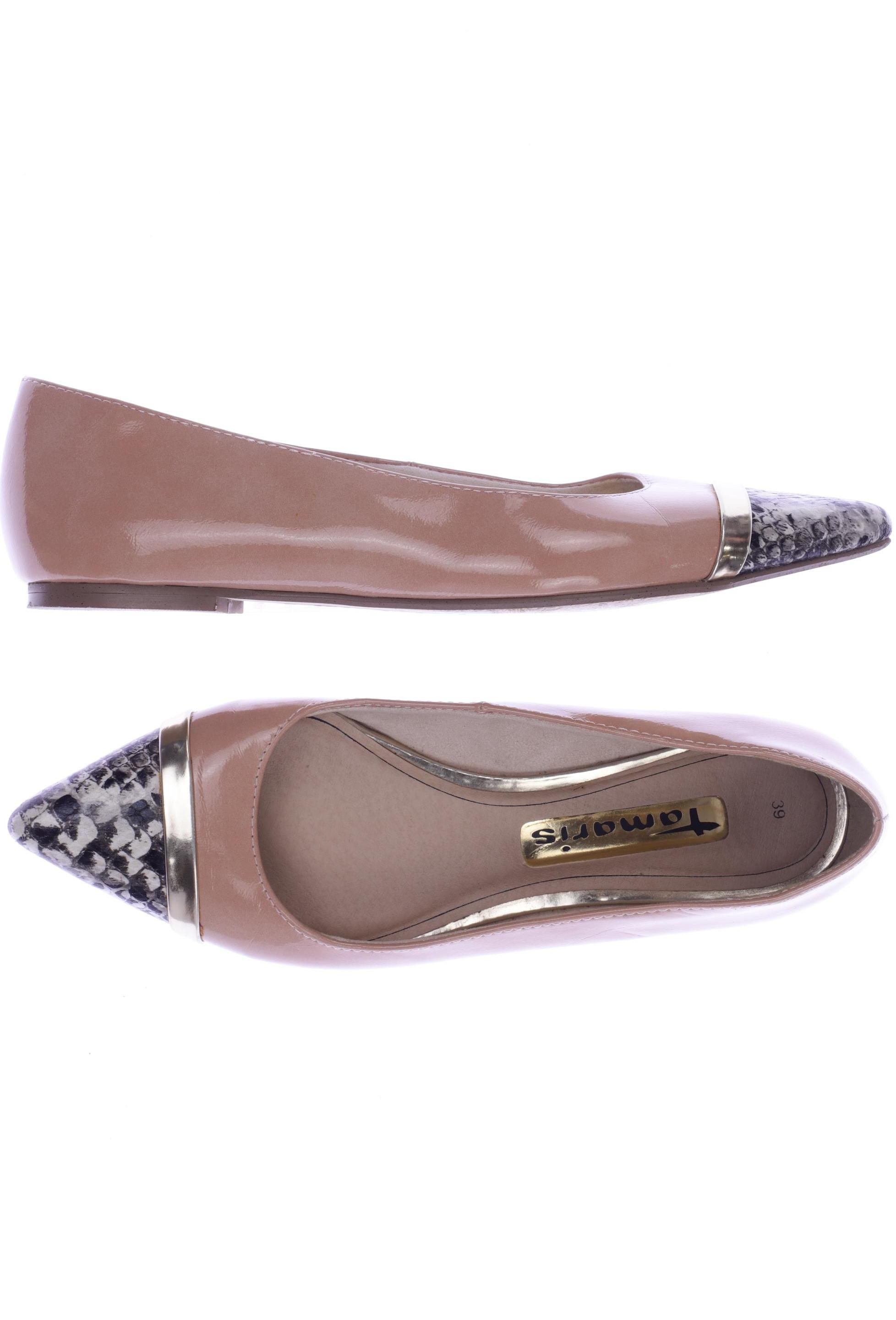 

Tamaris Damen Ballerinas, beige, Gr. 39
