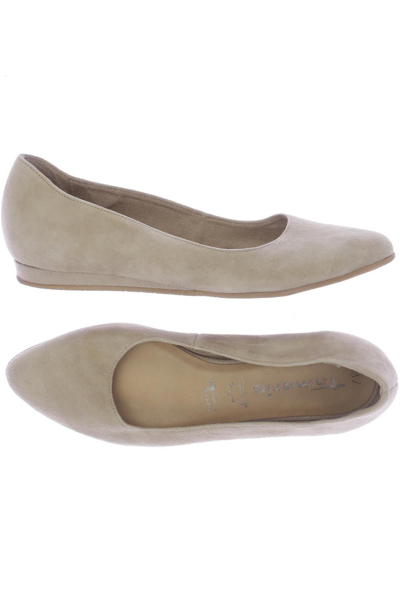 

Tamaris Damen Ballerinas, beige, Gr. 37