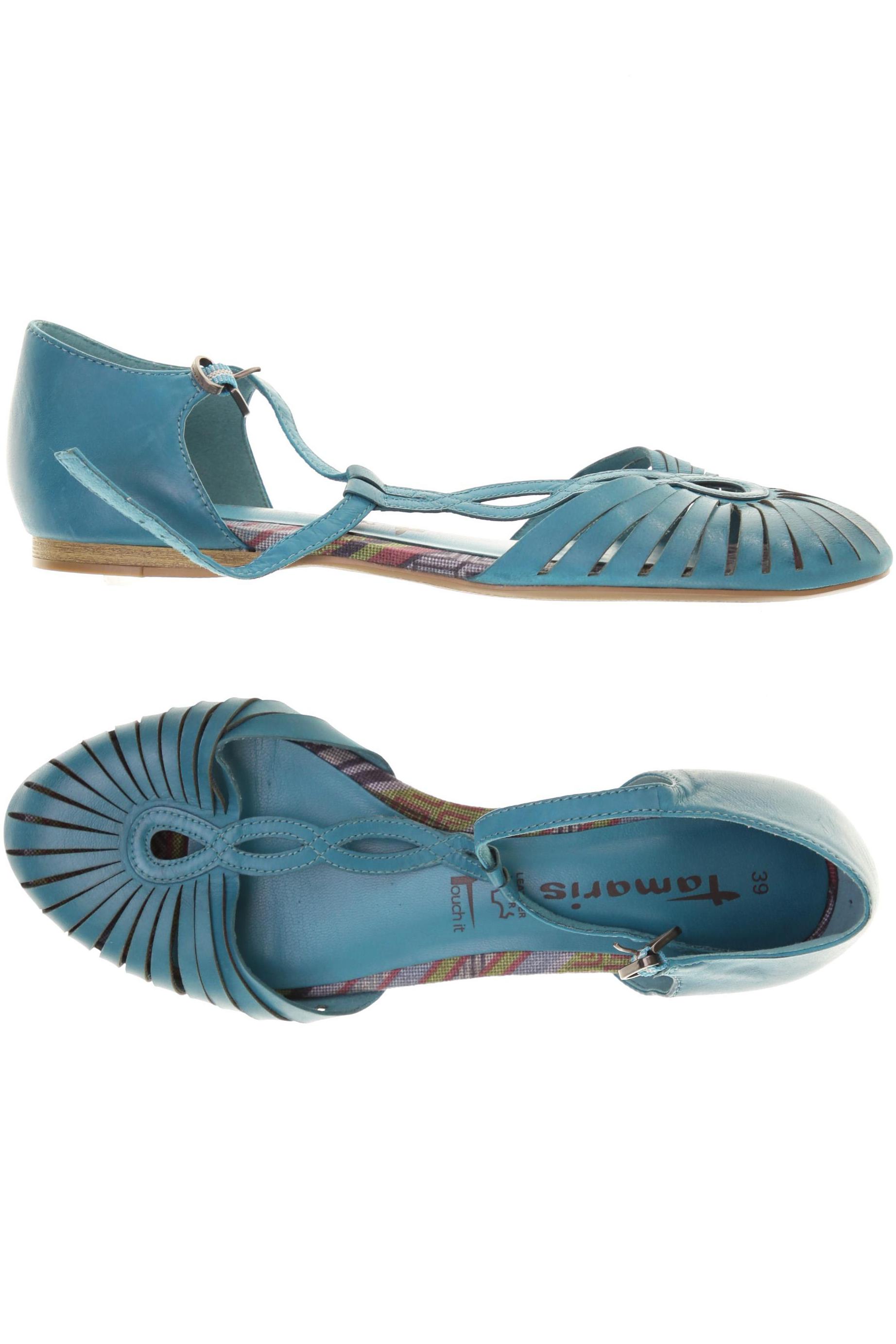 

Tamaris Damen Ballerinas, blau, Gr. 39