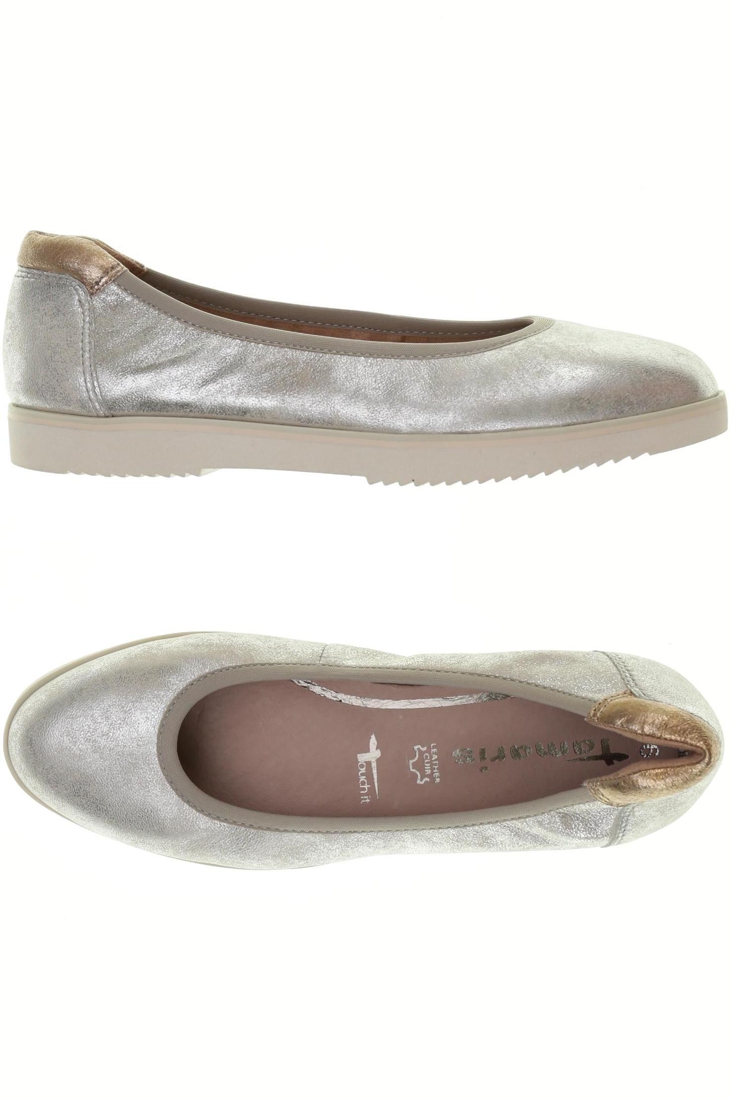 

Tamaris Damen Ballerinas, silber, Gr. 36