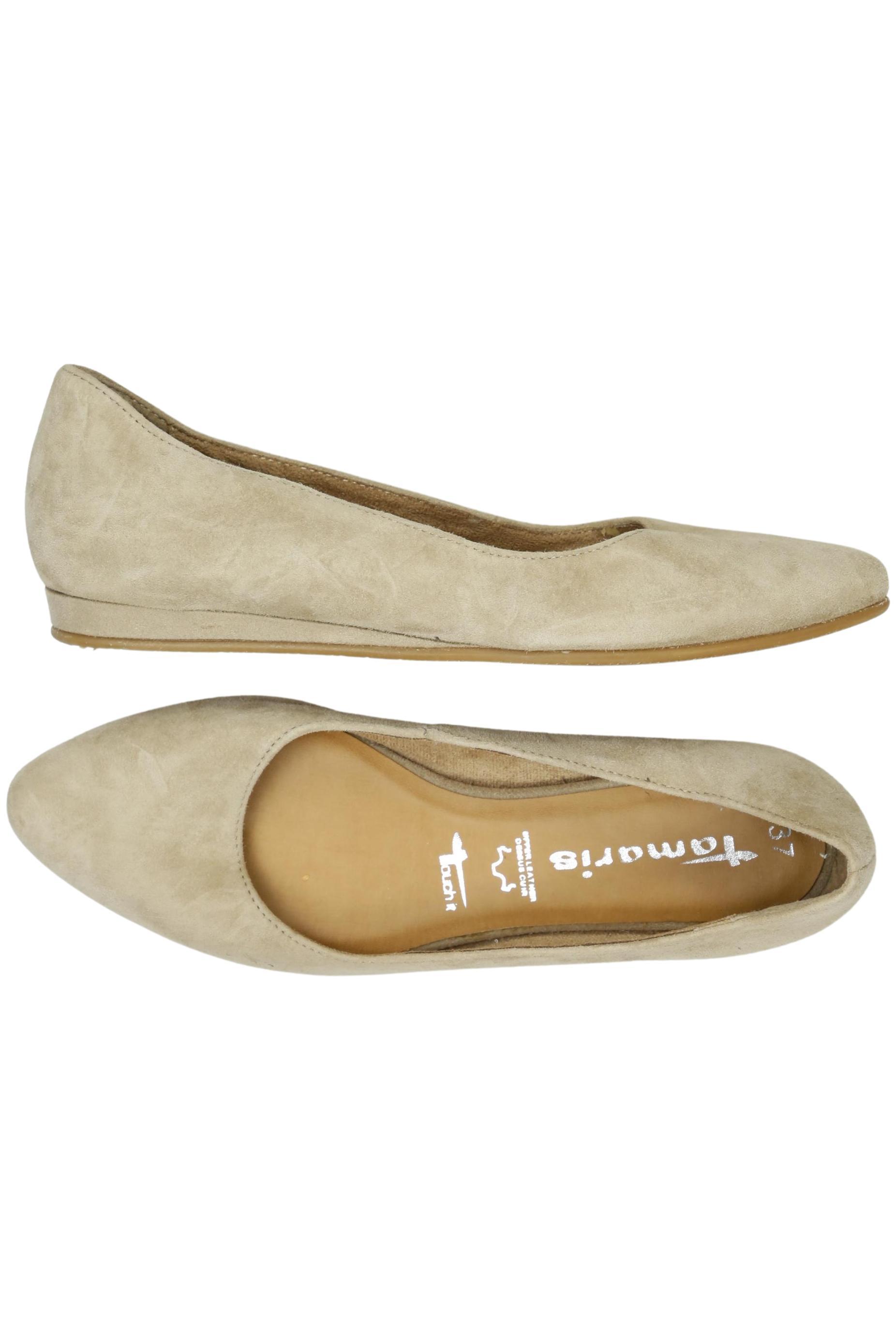 

Tamaris Damen Ballerinas, beige, Gr. 37