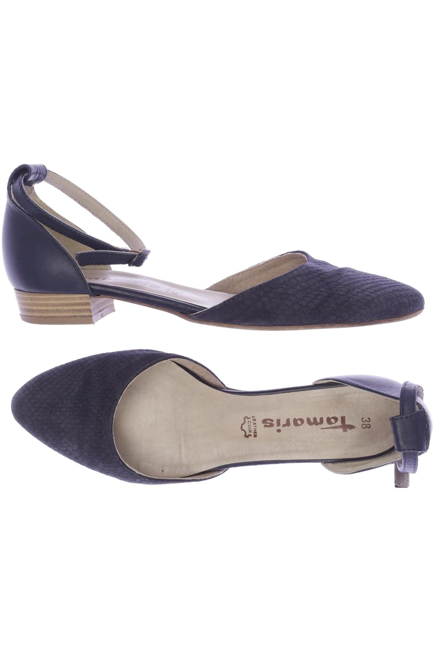 

Tamaris Damen Ballerinas, marineblau, Gr. 38