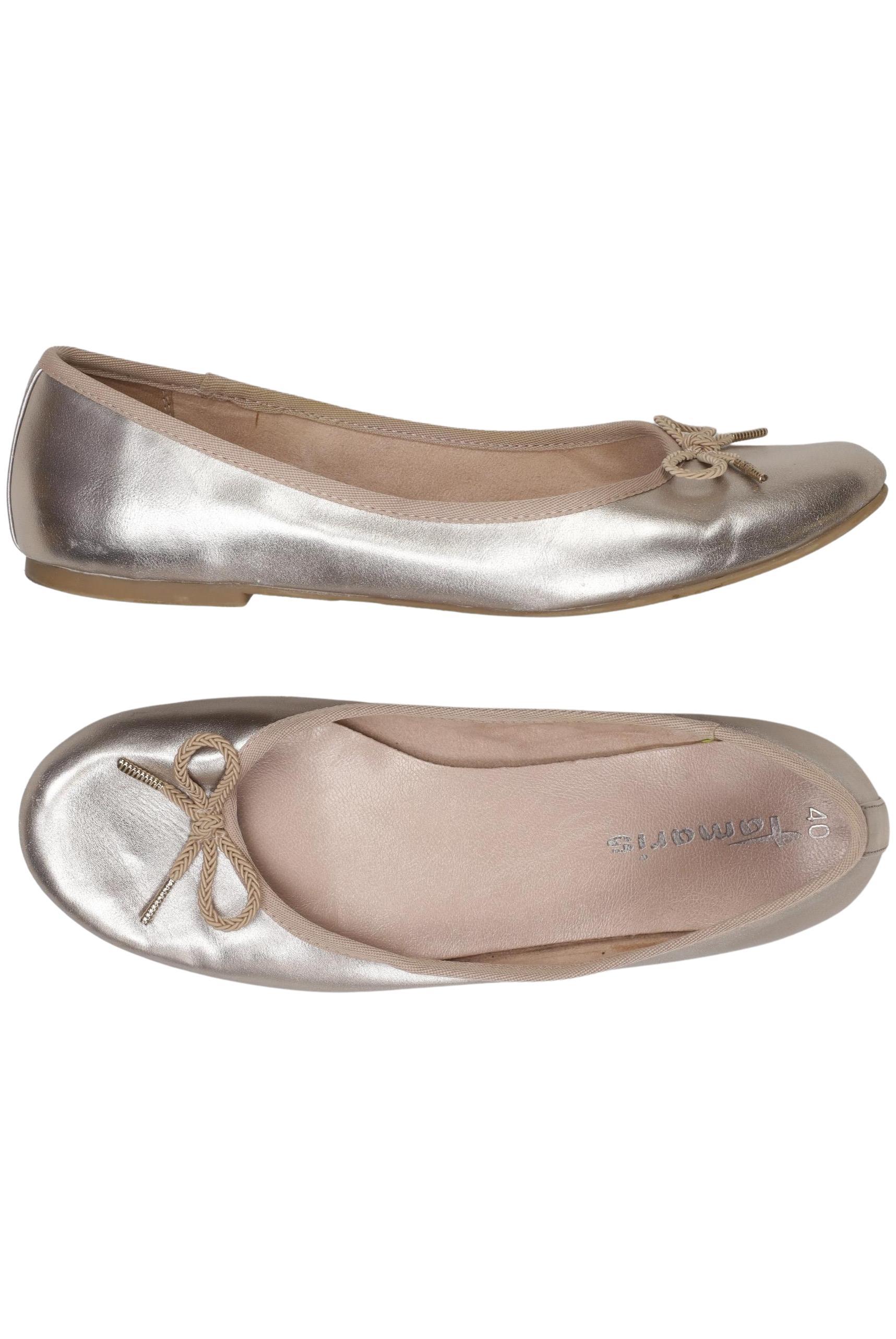 

Tamaris Damen Ballerinas, silber, Gr. 40