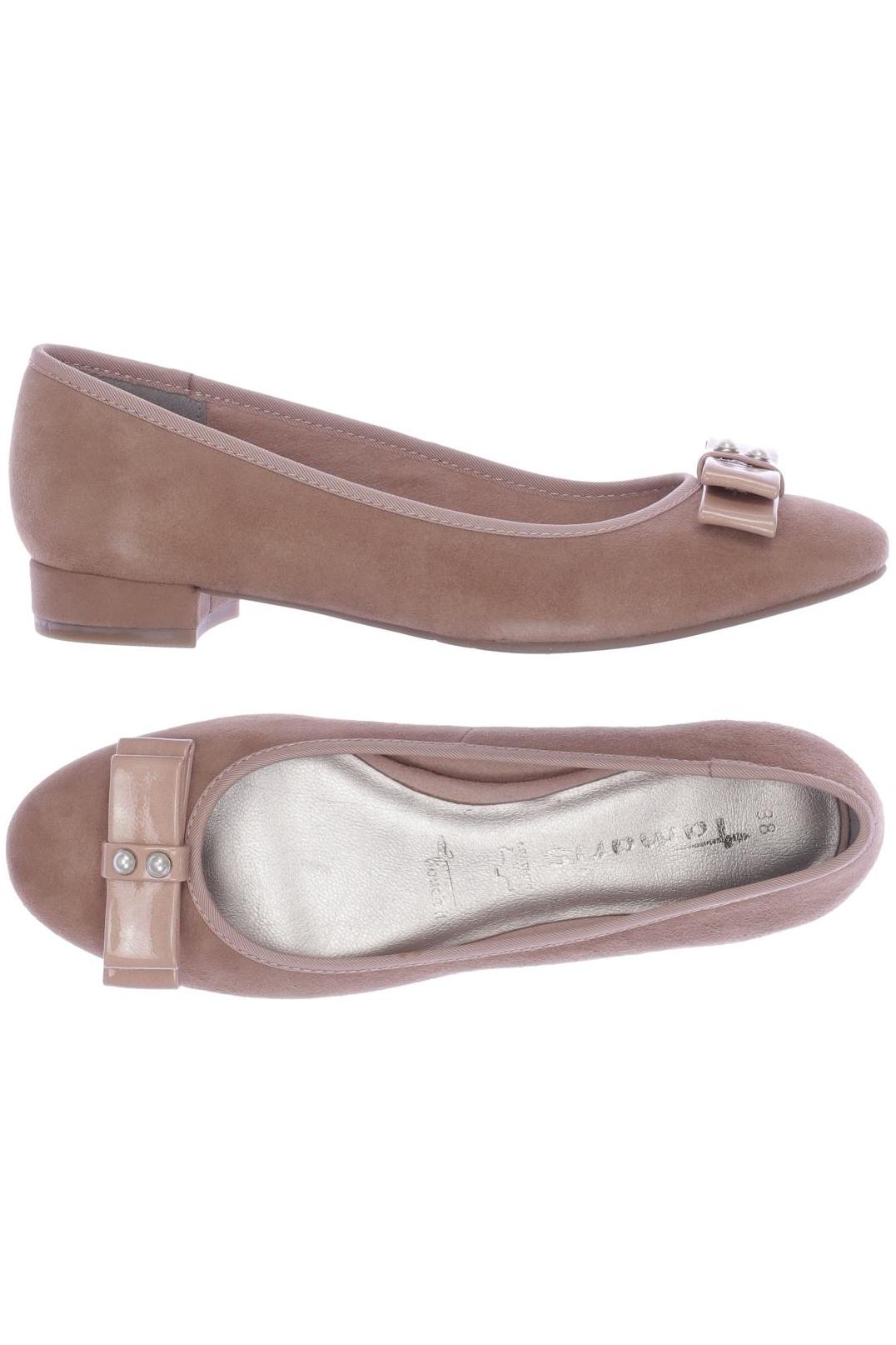 

Tamaris Damen Ballerinas, beige, Gr. 38