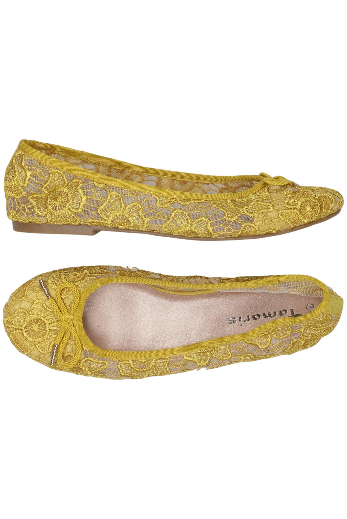 

Tamaris Damen Ballerinas, gelb, Gr. 39