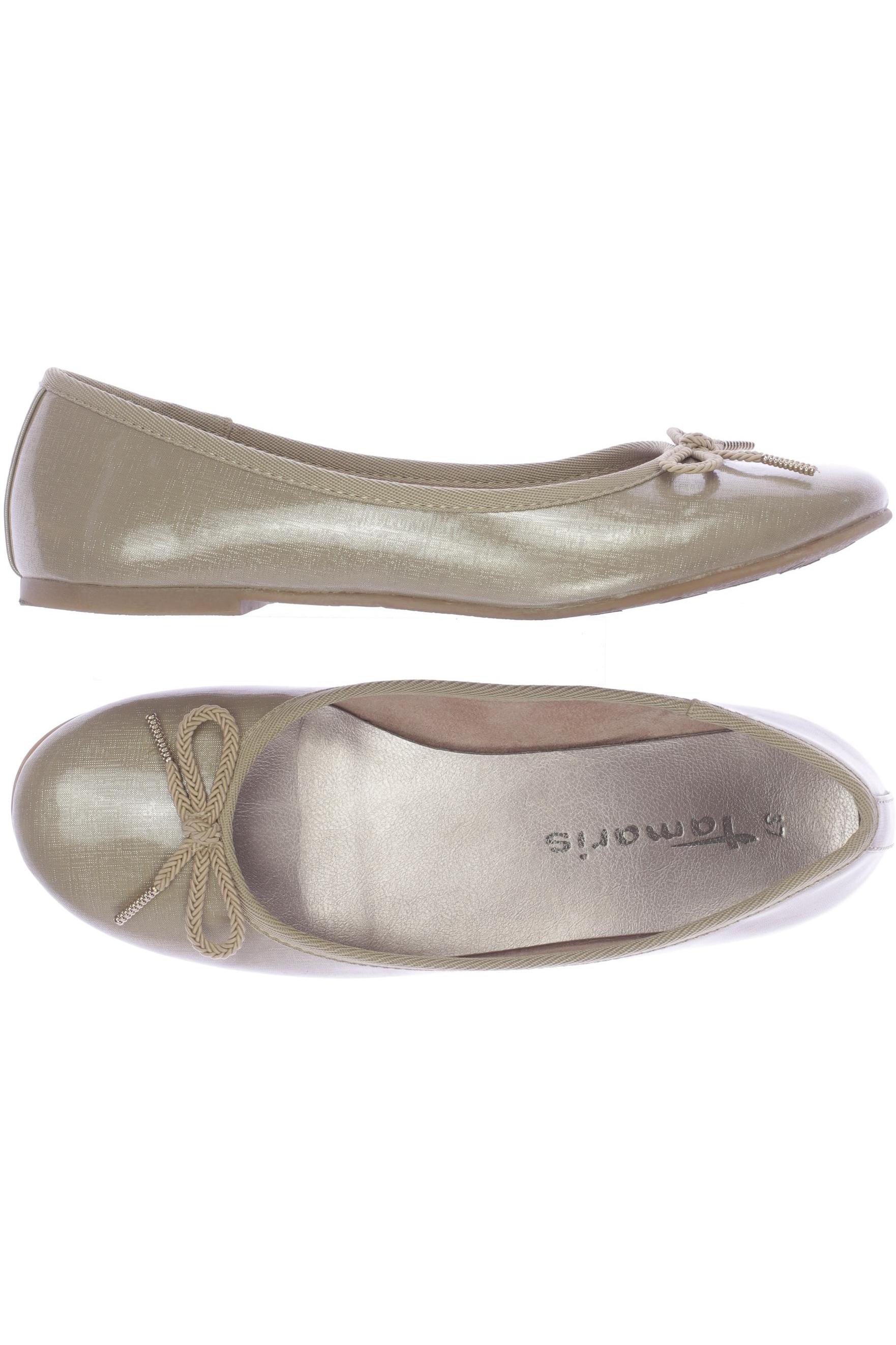 

Tamaris Damen Ballerinas, beige, Gr. 37