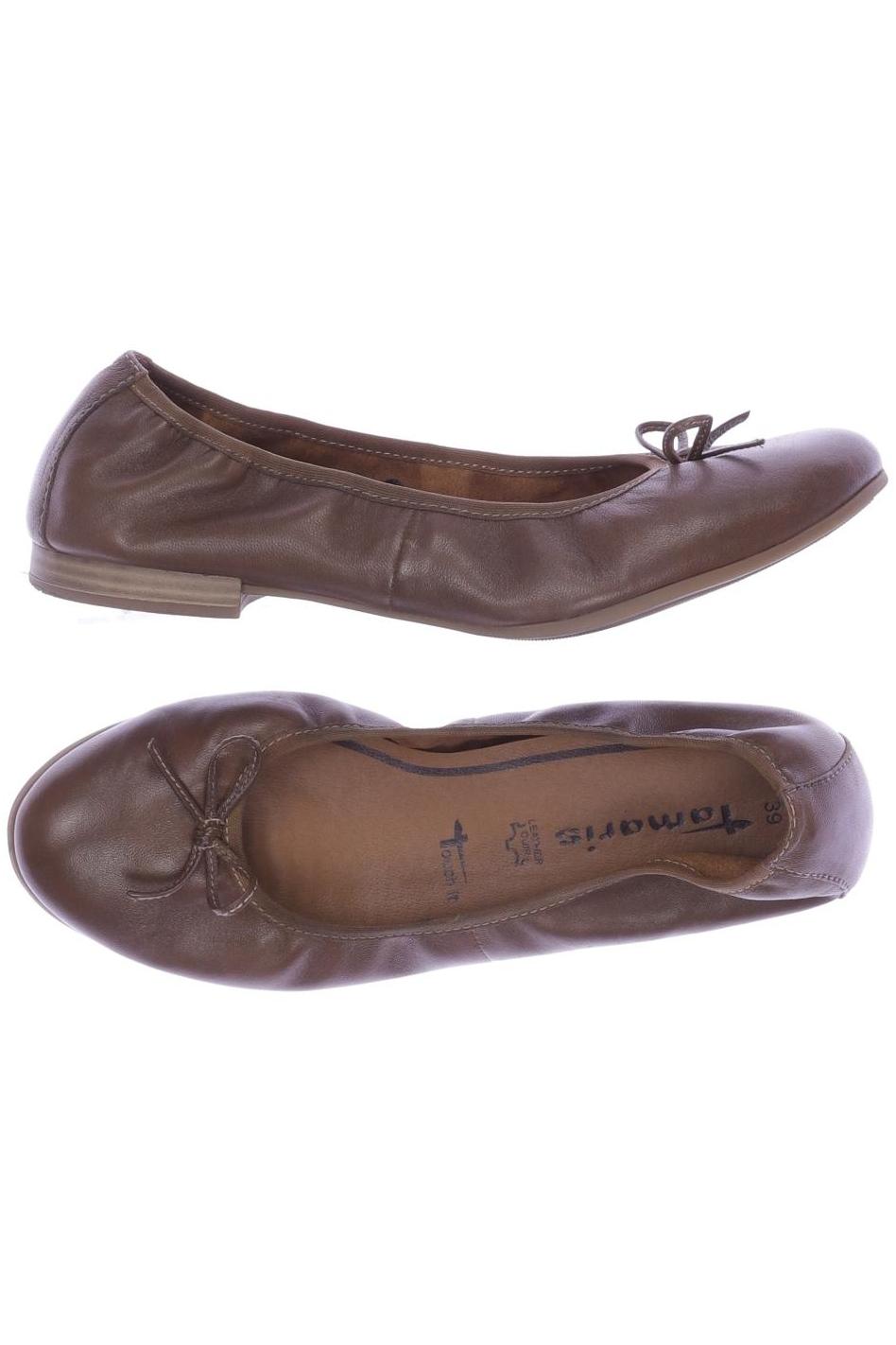 

Tamaris Damen Ballerinas, braun, Gr. 39