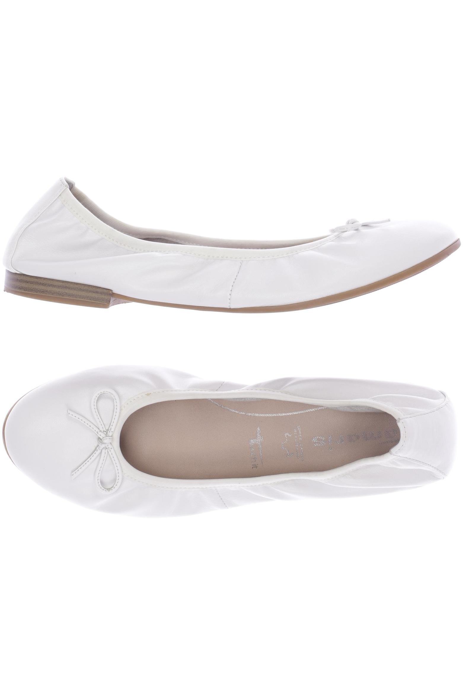

Tamaris Damen Ballerinas, weiß