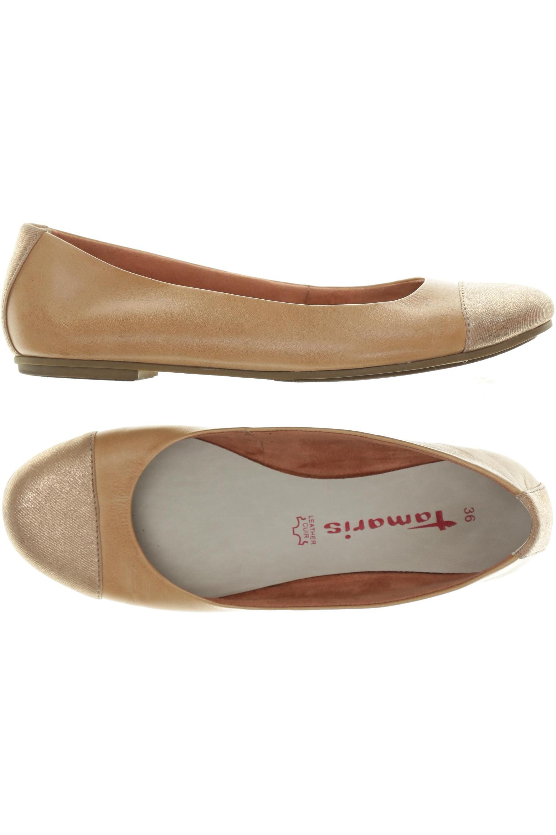 

Tamaris Damen Ballerinas, beige, Gr. 36