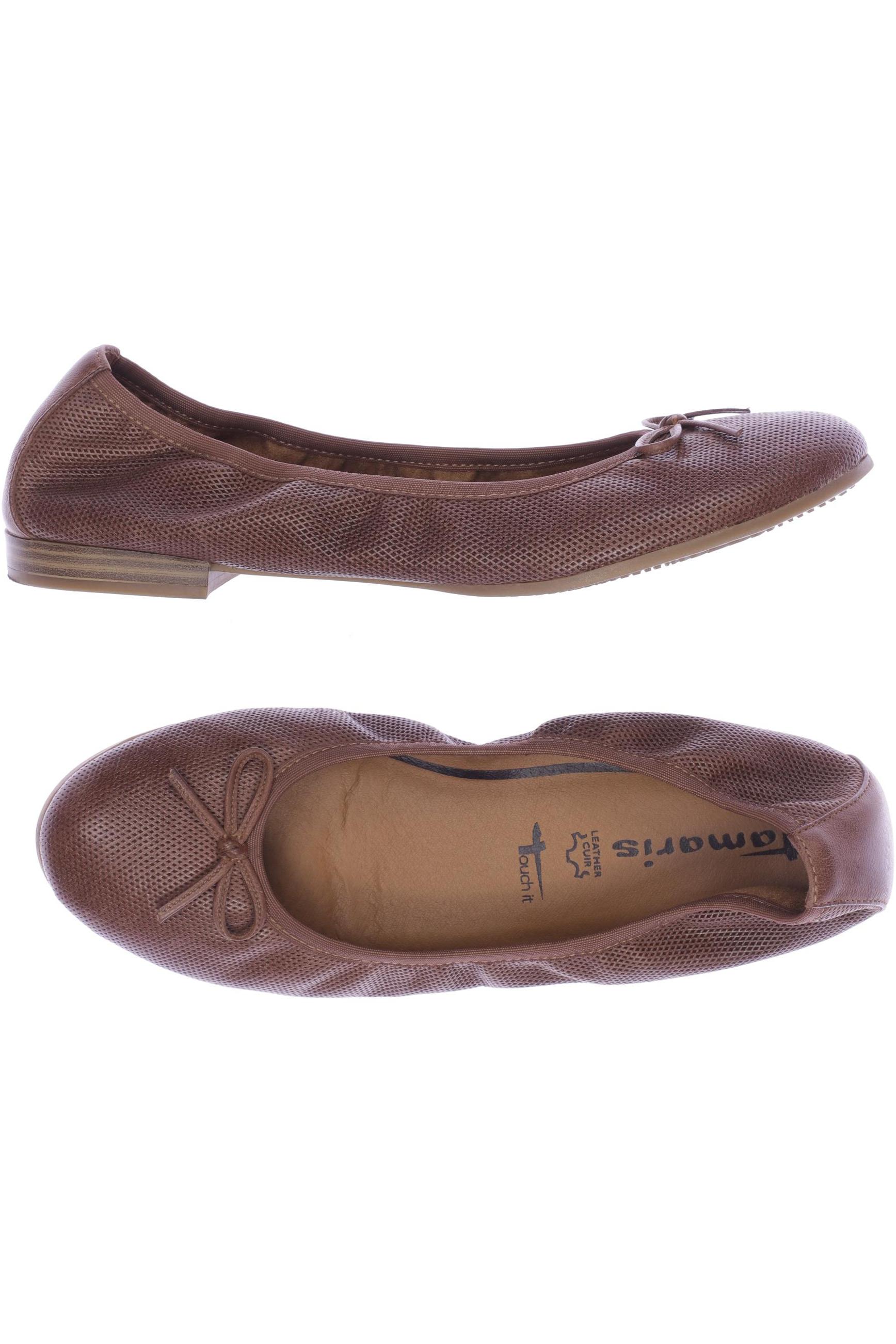

Tamaris Damen Ballerinas, braun, Gr. 39
