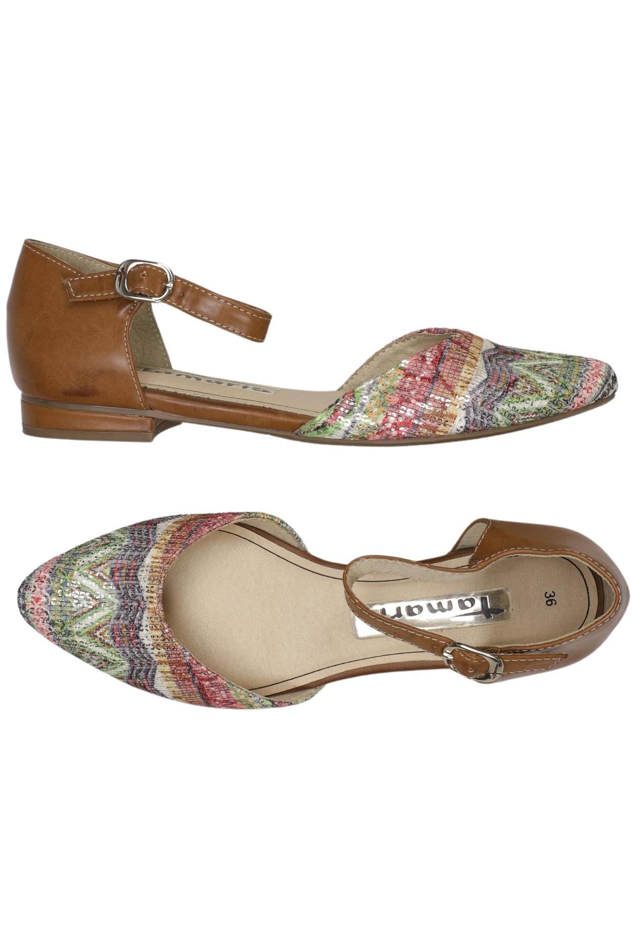 

Tamaris Damen Ballerinas, braun, Gr. 36