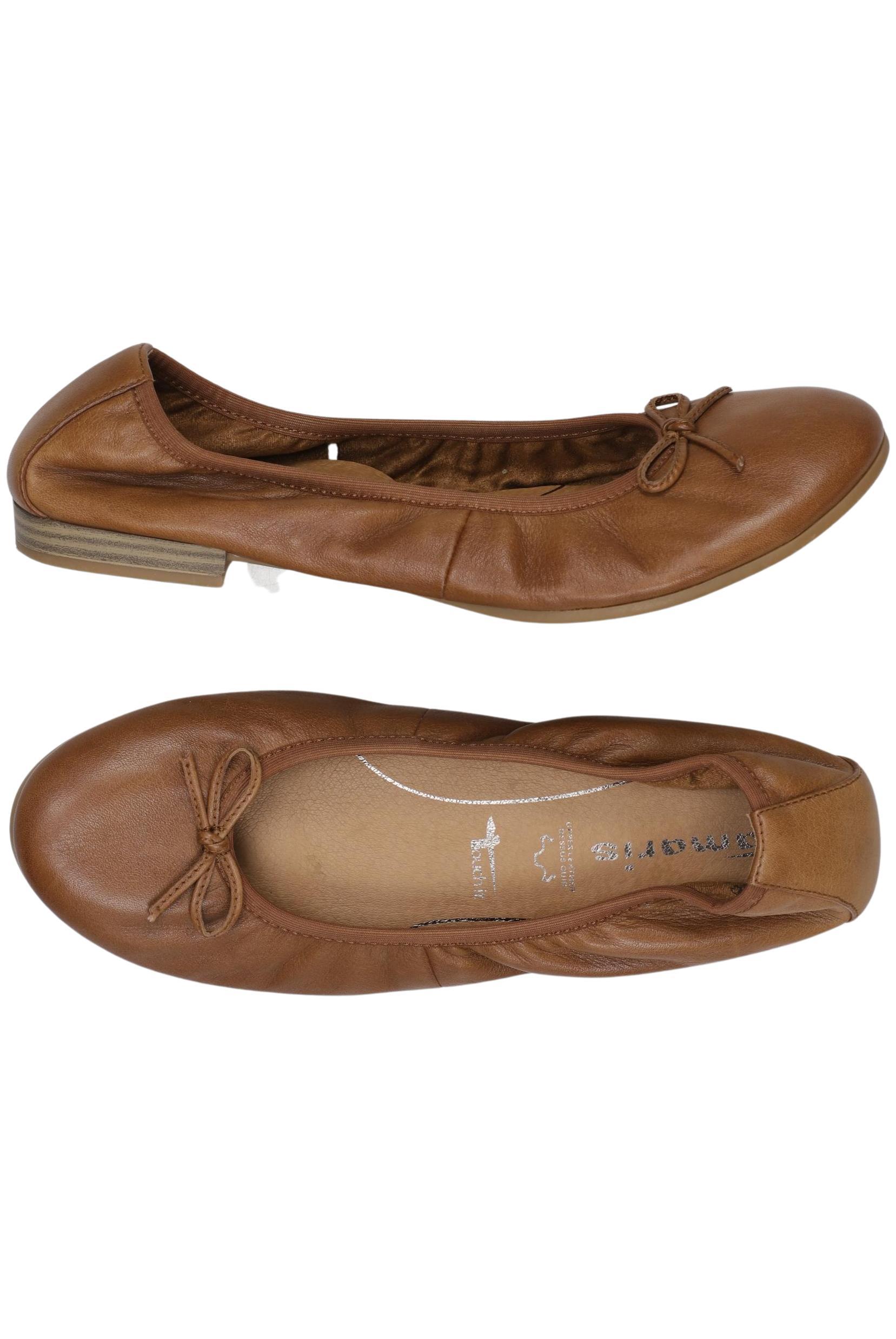 

Tamaris Damen Ballerinas, braun, Gr. 39