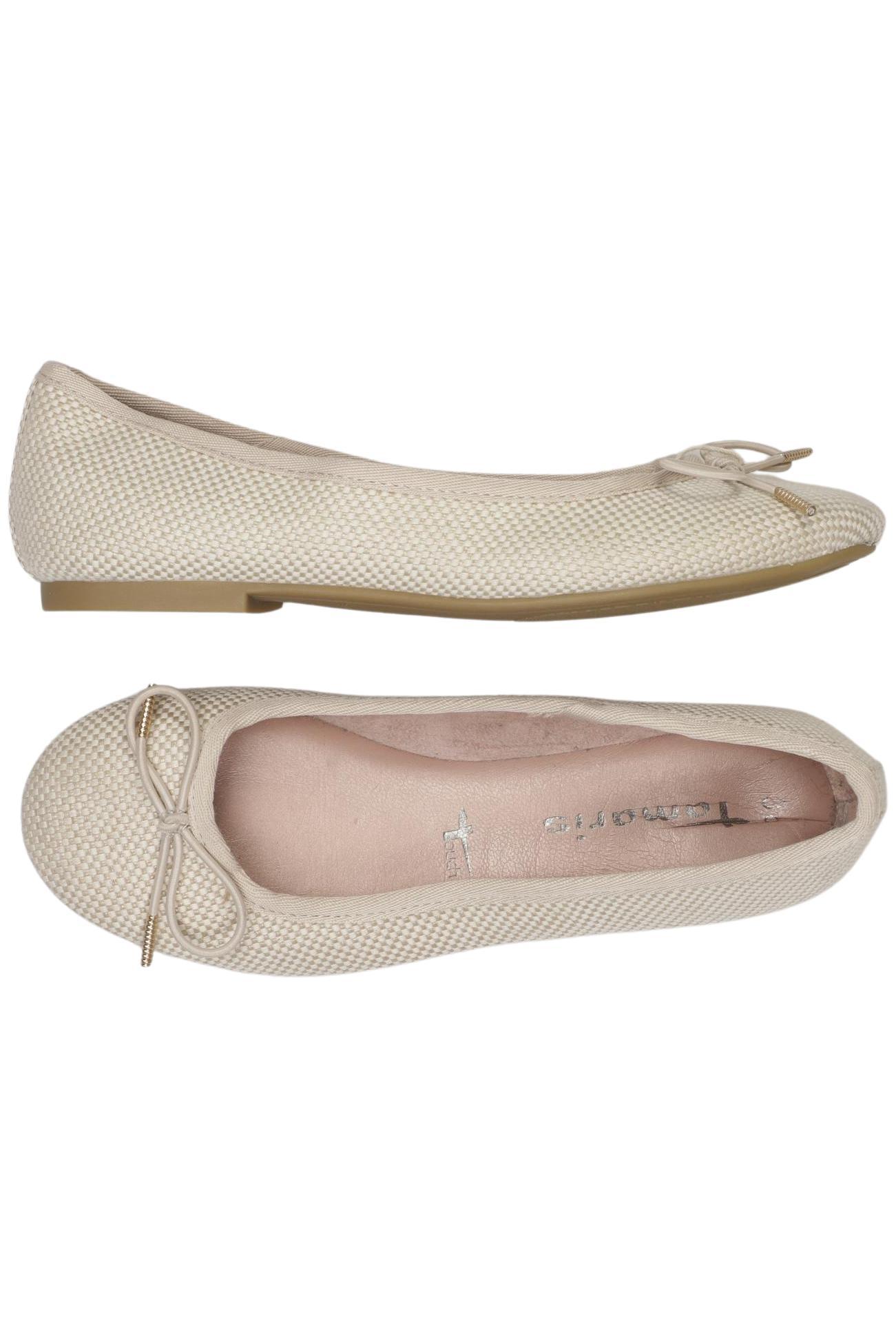 

Tamaris Damen Ballerinas, beige, Gr. 36
