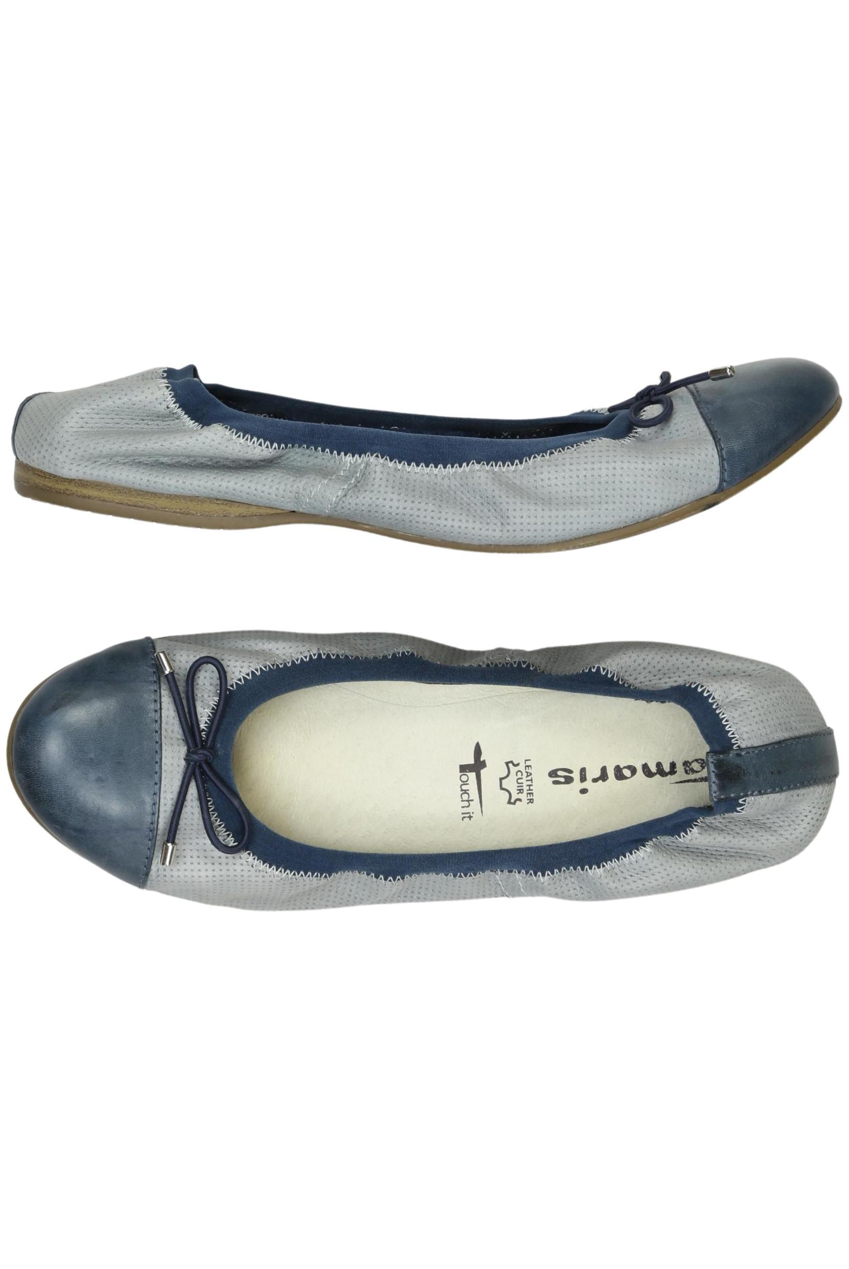 

Tamaris Damen Ballerinas, blau, Gr. 39