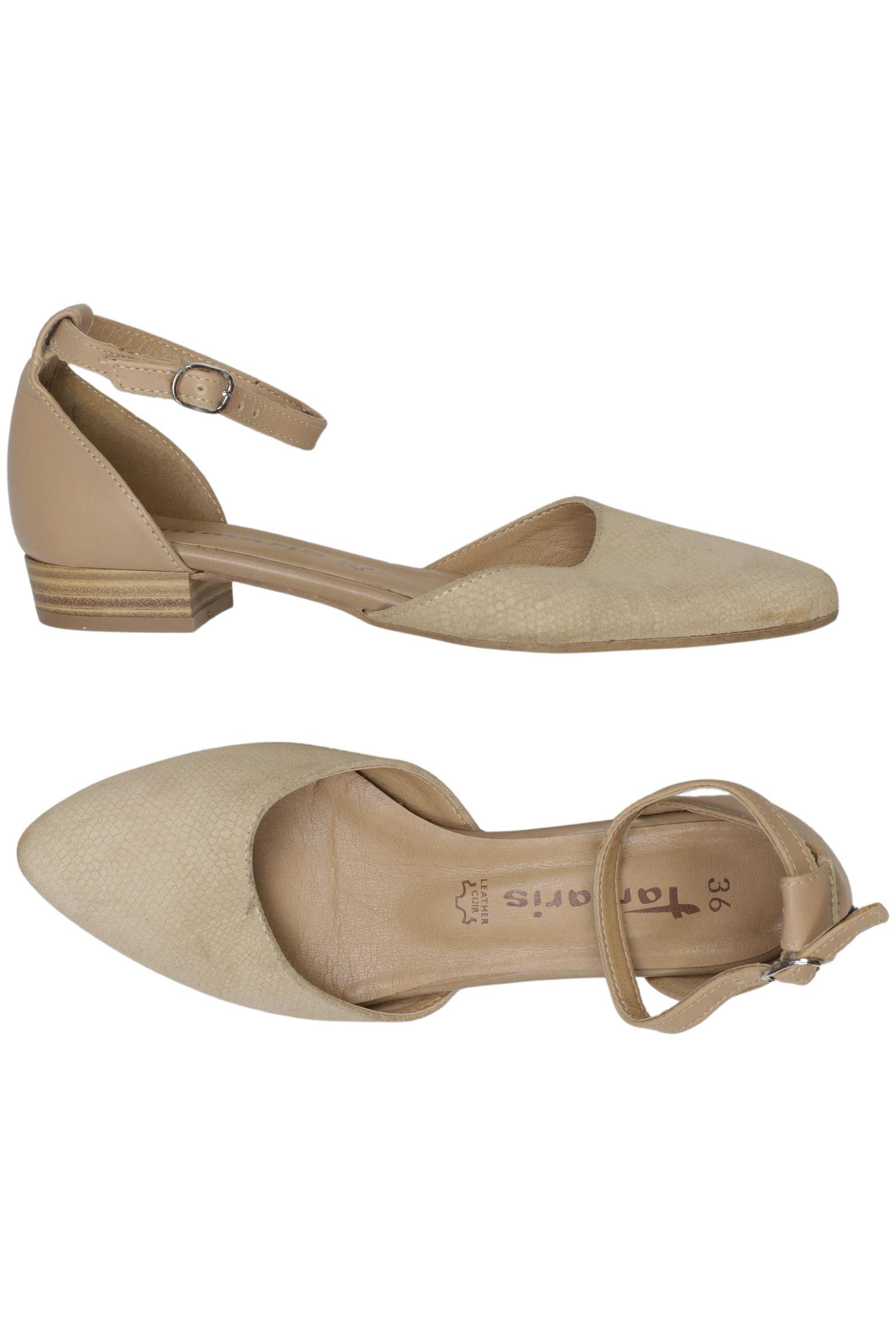 

Tamaris Damen Ballerinas, beige, Gr. 36