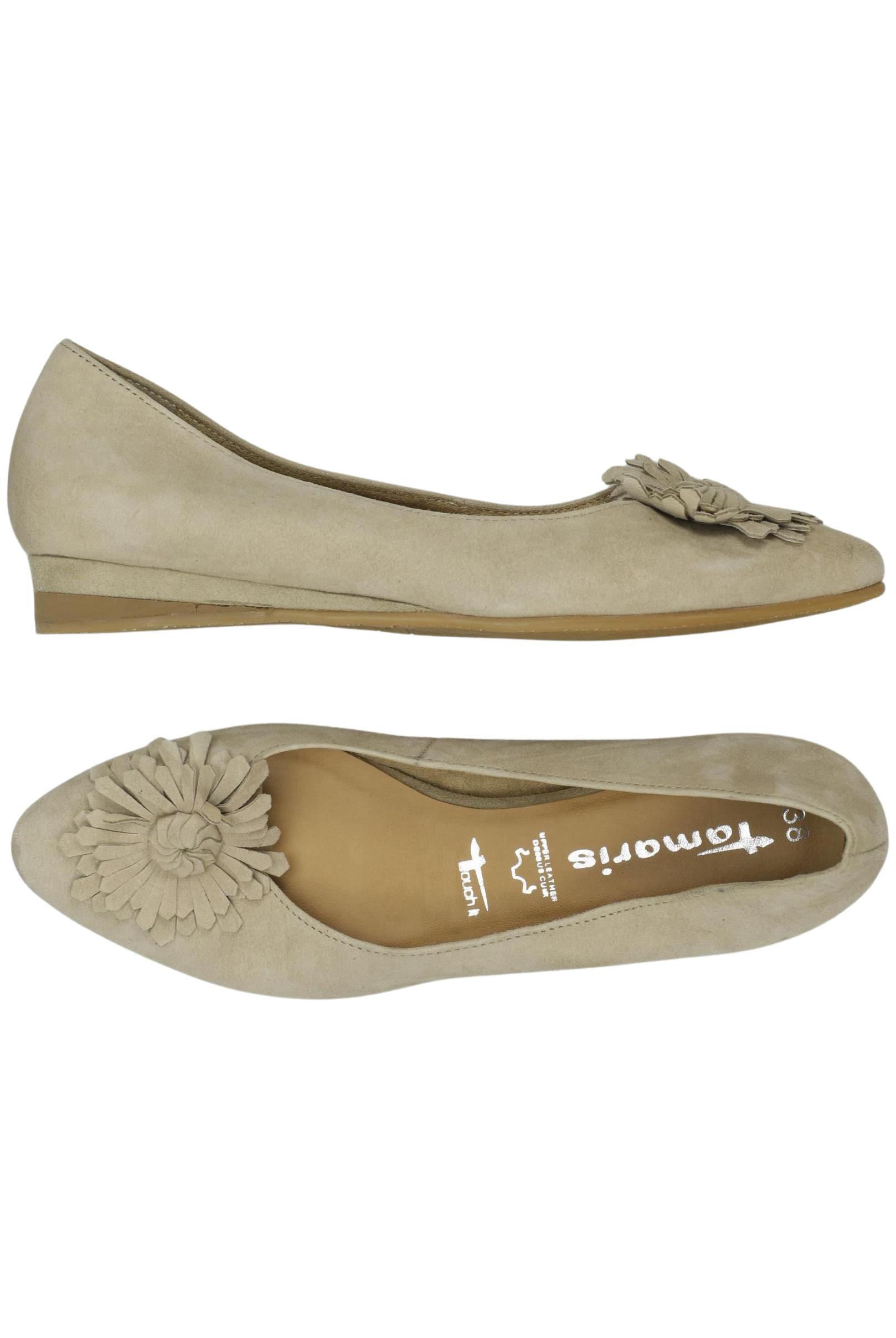 

Tamaris Damen Ballerinas, beige, Gr. 38