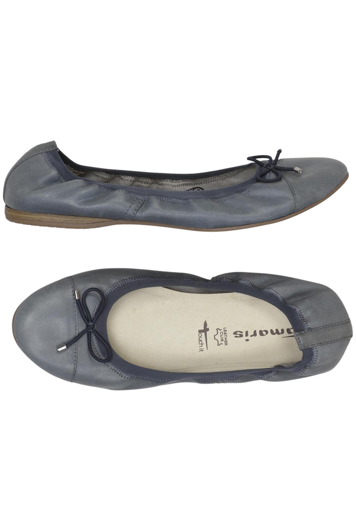 

Tamaris Damen Ballerinas, blau, Gr. 40