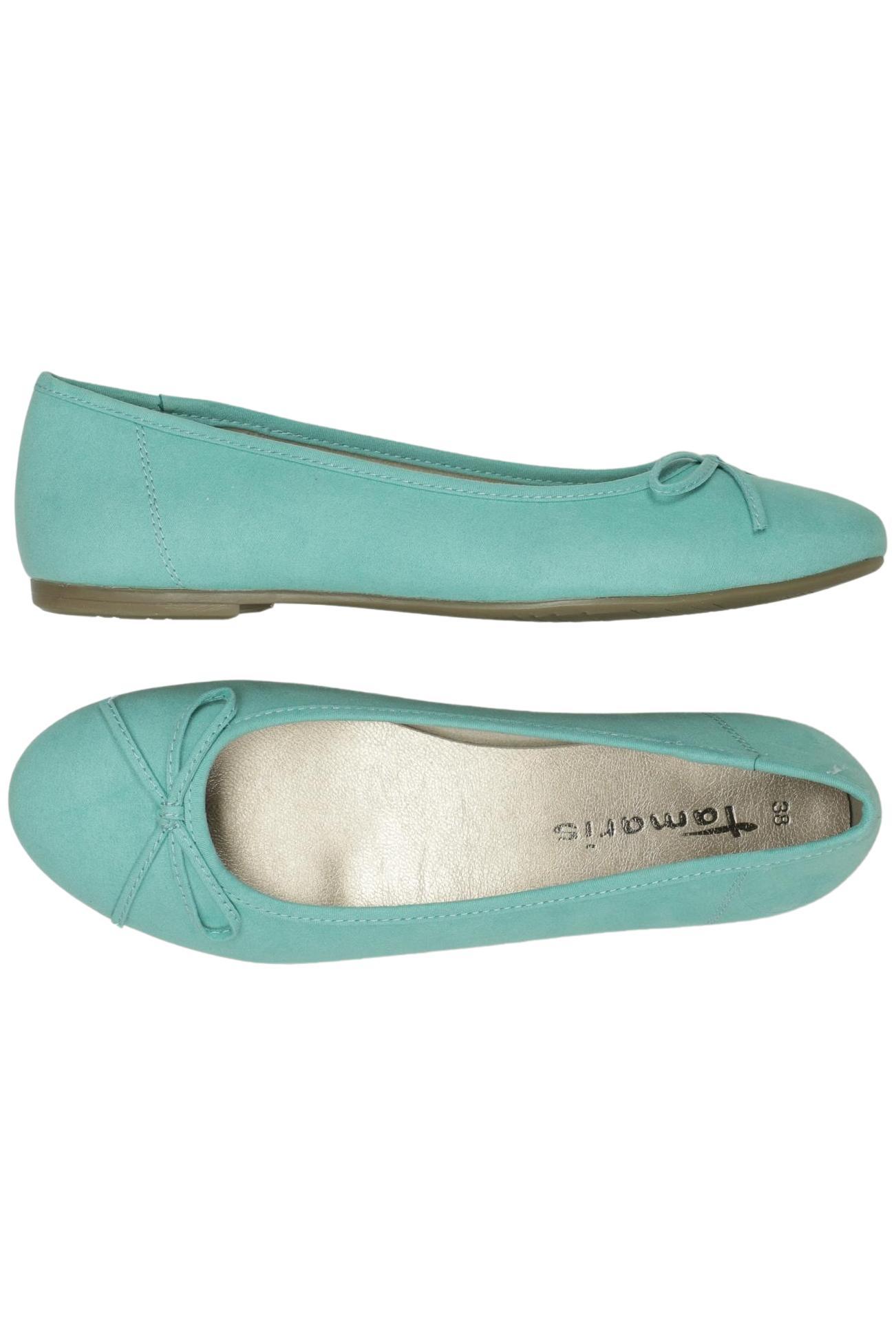 

Tamaris Damen Ballerinas, türkis, Gr. 38