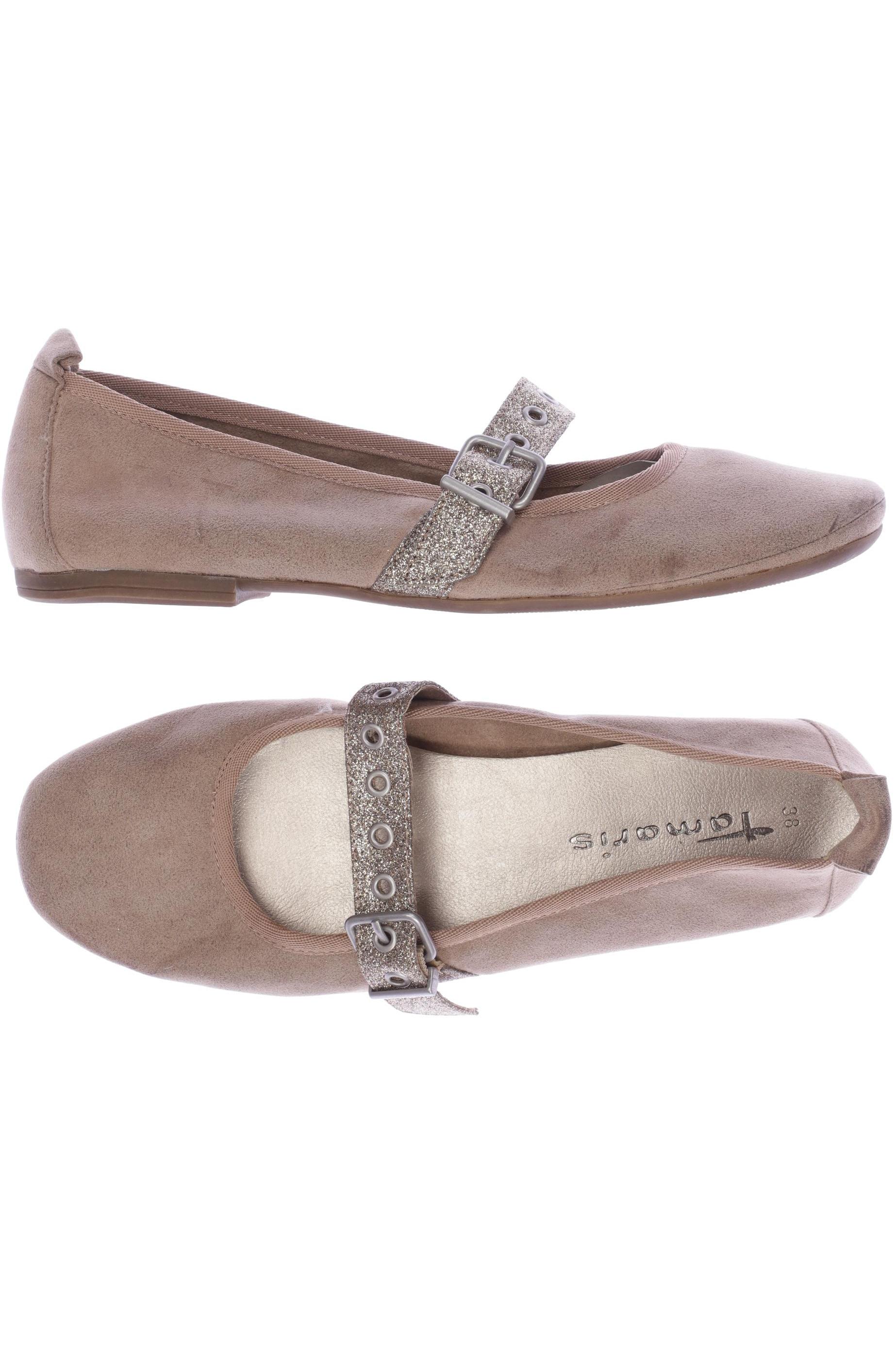 

Tamaris Damen Ballerinas, beige, Gr. 38