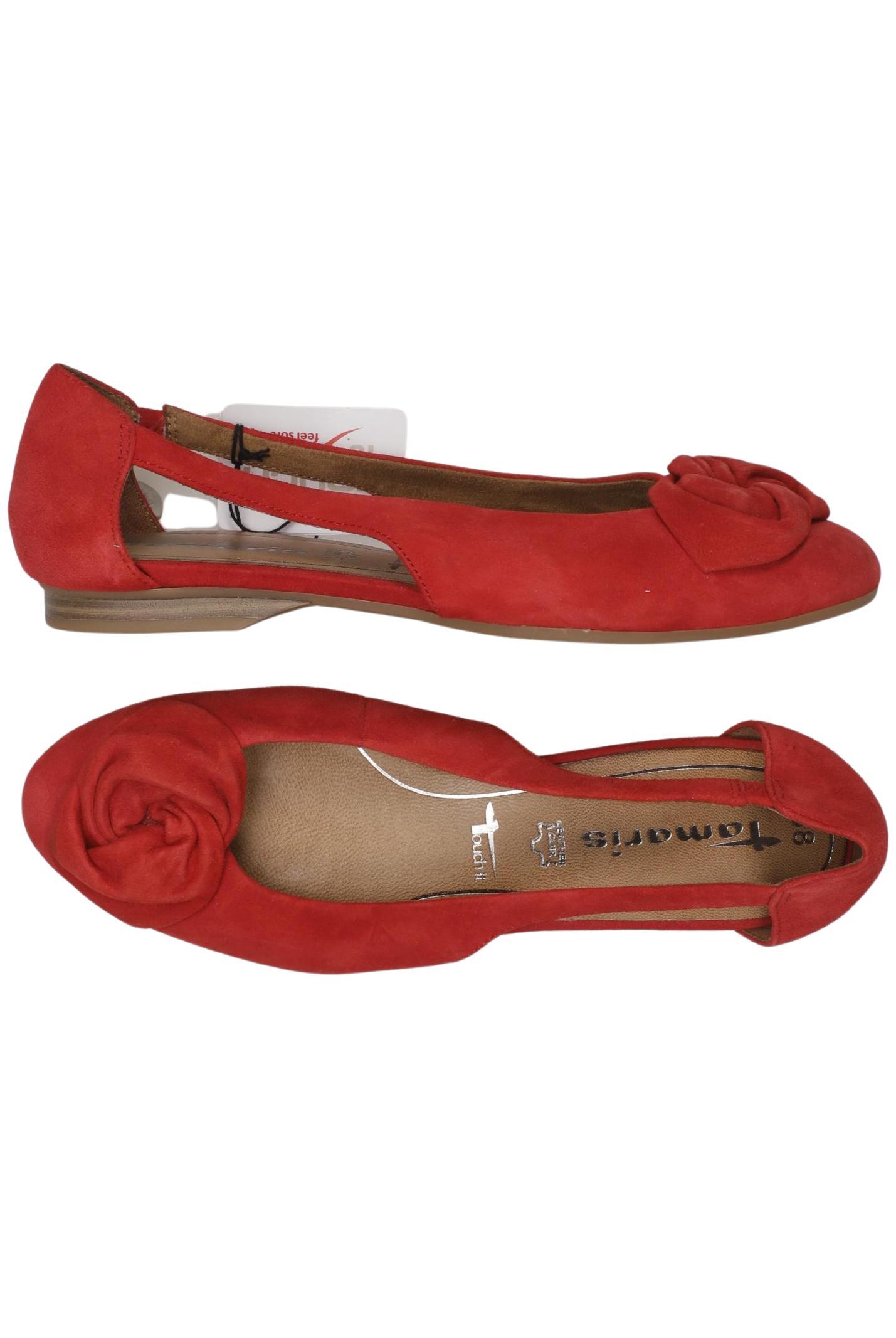 

Tamaris Damen Ballerinas, rot, Gr. 38