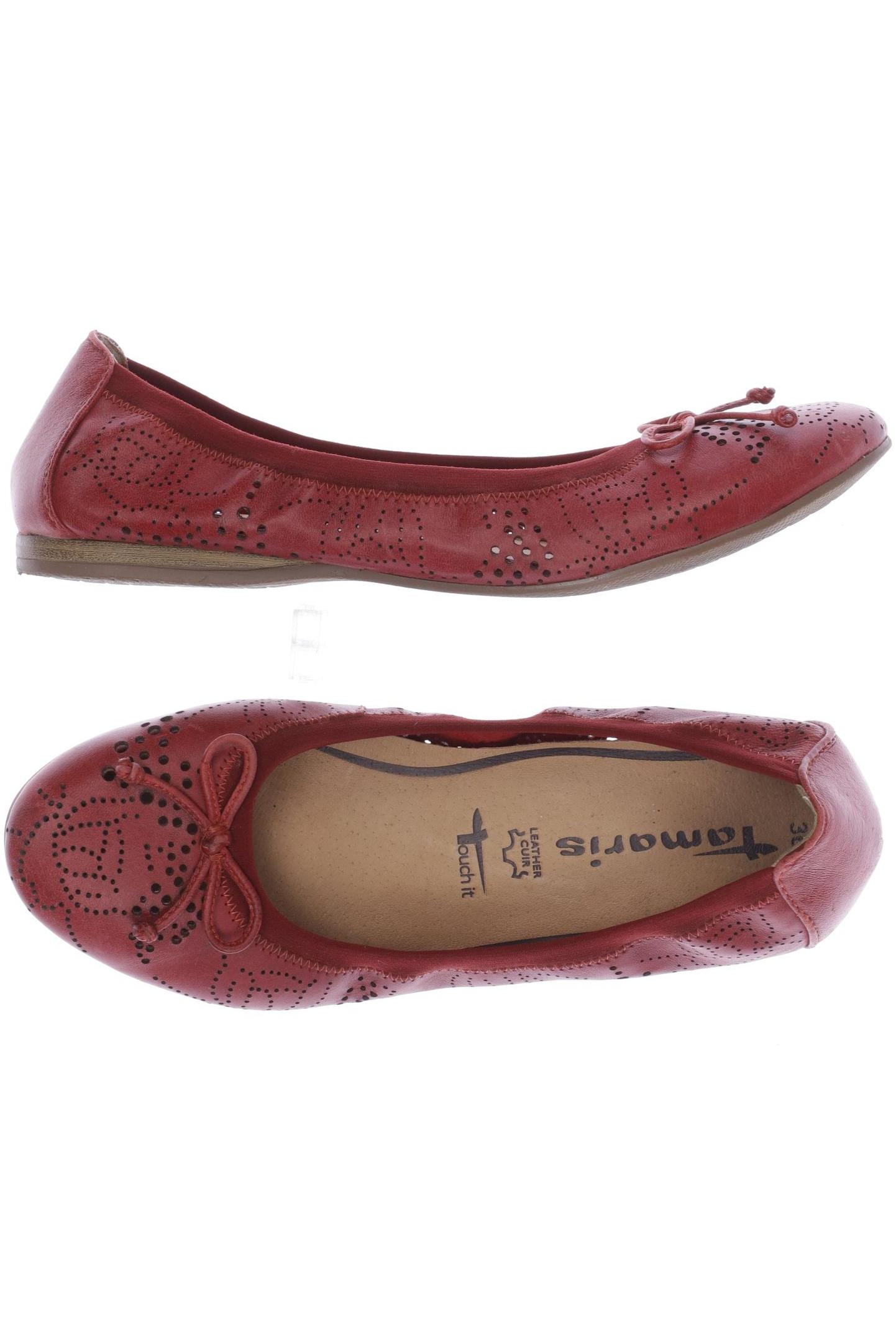 

Tamaris Damen Ballerinas, rot, Gr. 36