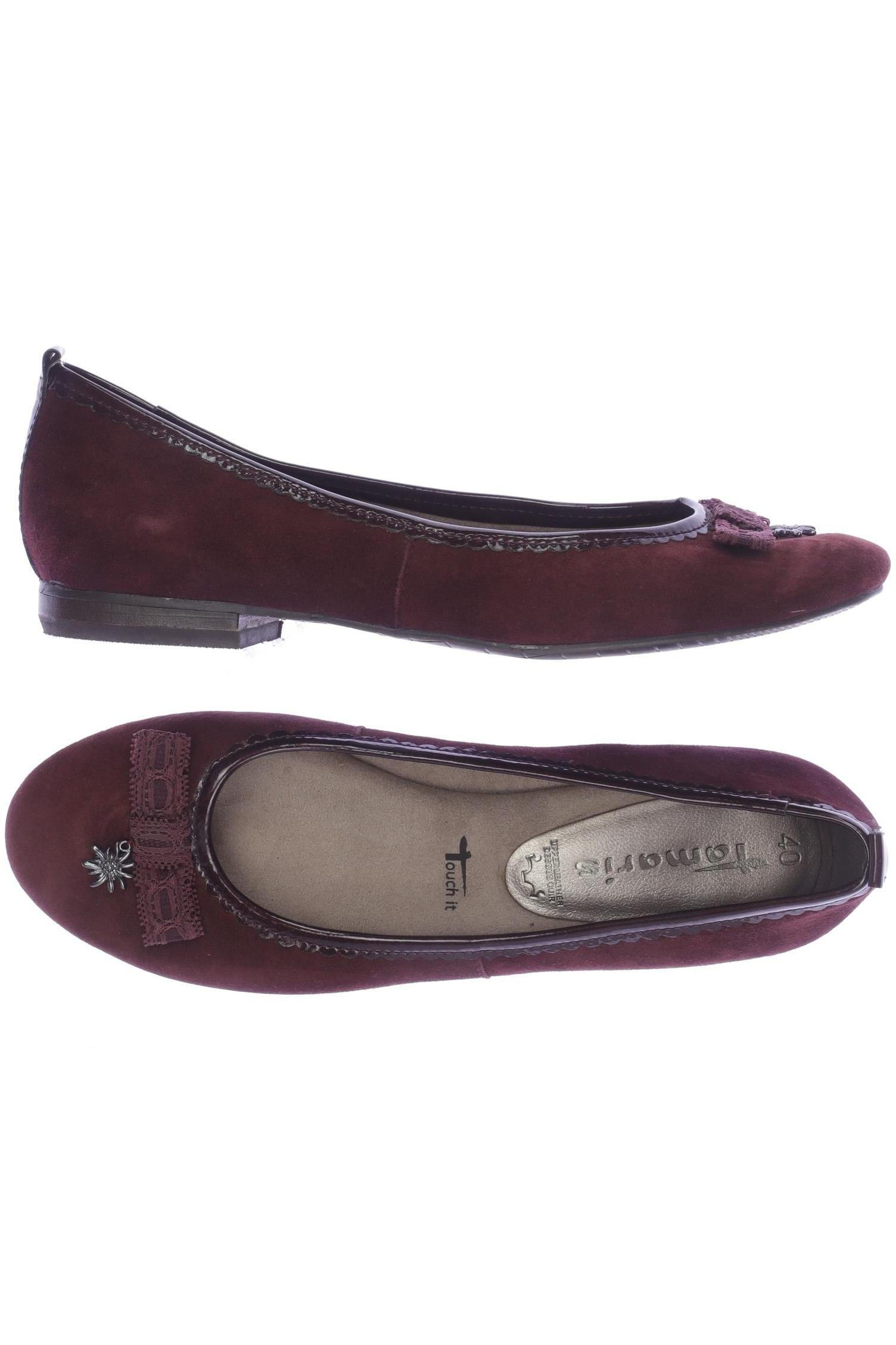 

Tamaris Damen Ballerinas, bordeaux, Gr. 40