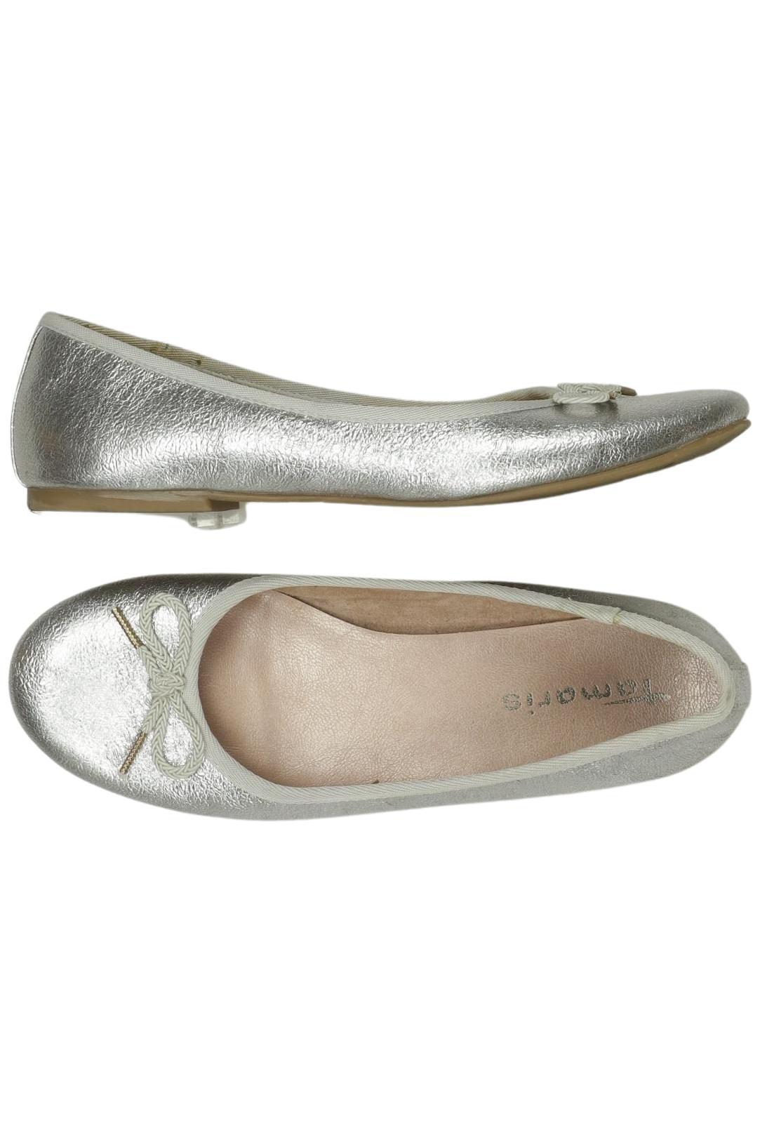 

Tamaris Damen Ballerinas, silber, Gr. 39