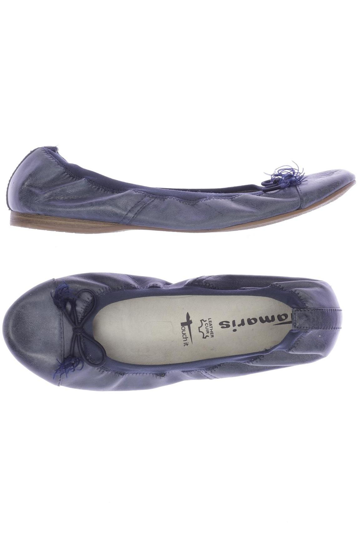 

Tamaris Damen Ballerinas, blau, Gr. 37