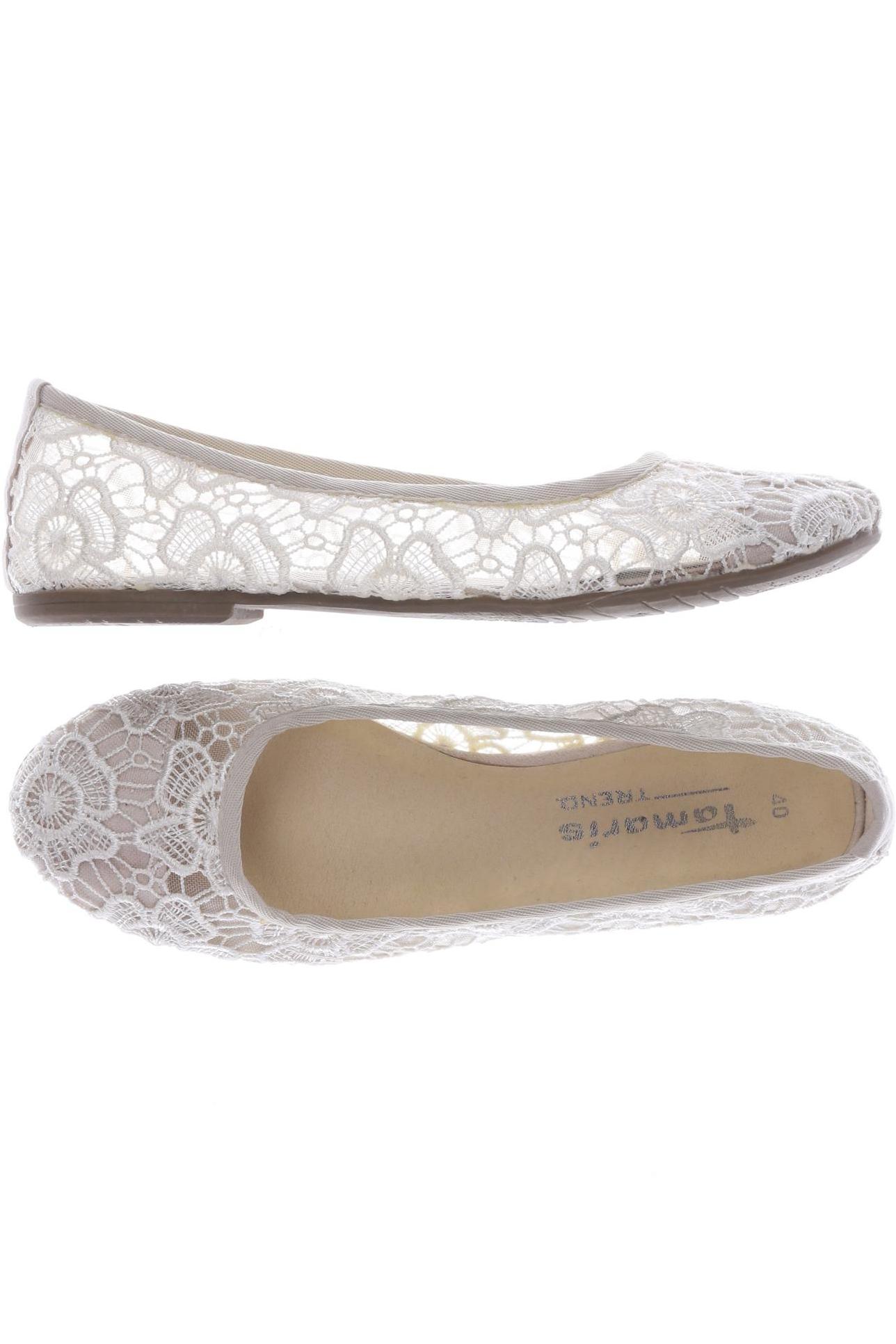 

Tamaris Damen Ballerinas, cremeweiß