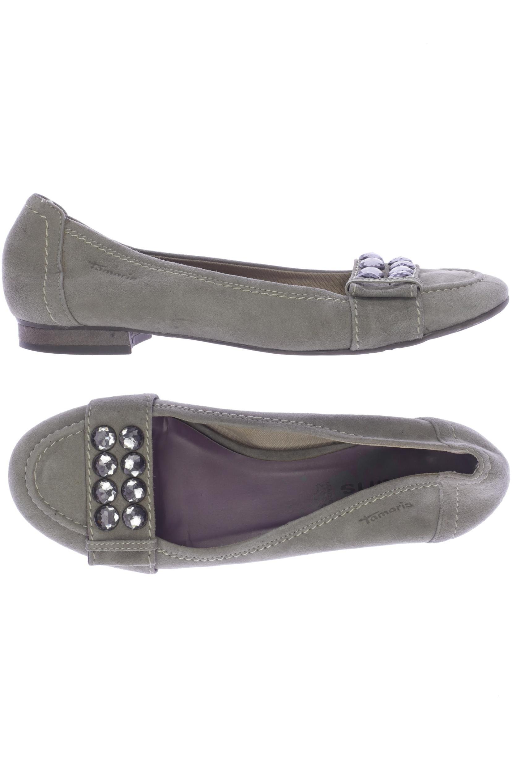 

Tamaris Damen Ballerinas, grau, Gr. 40