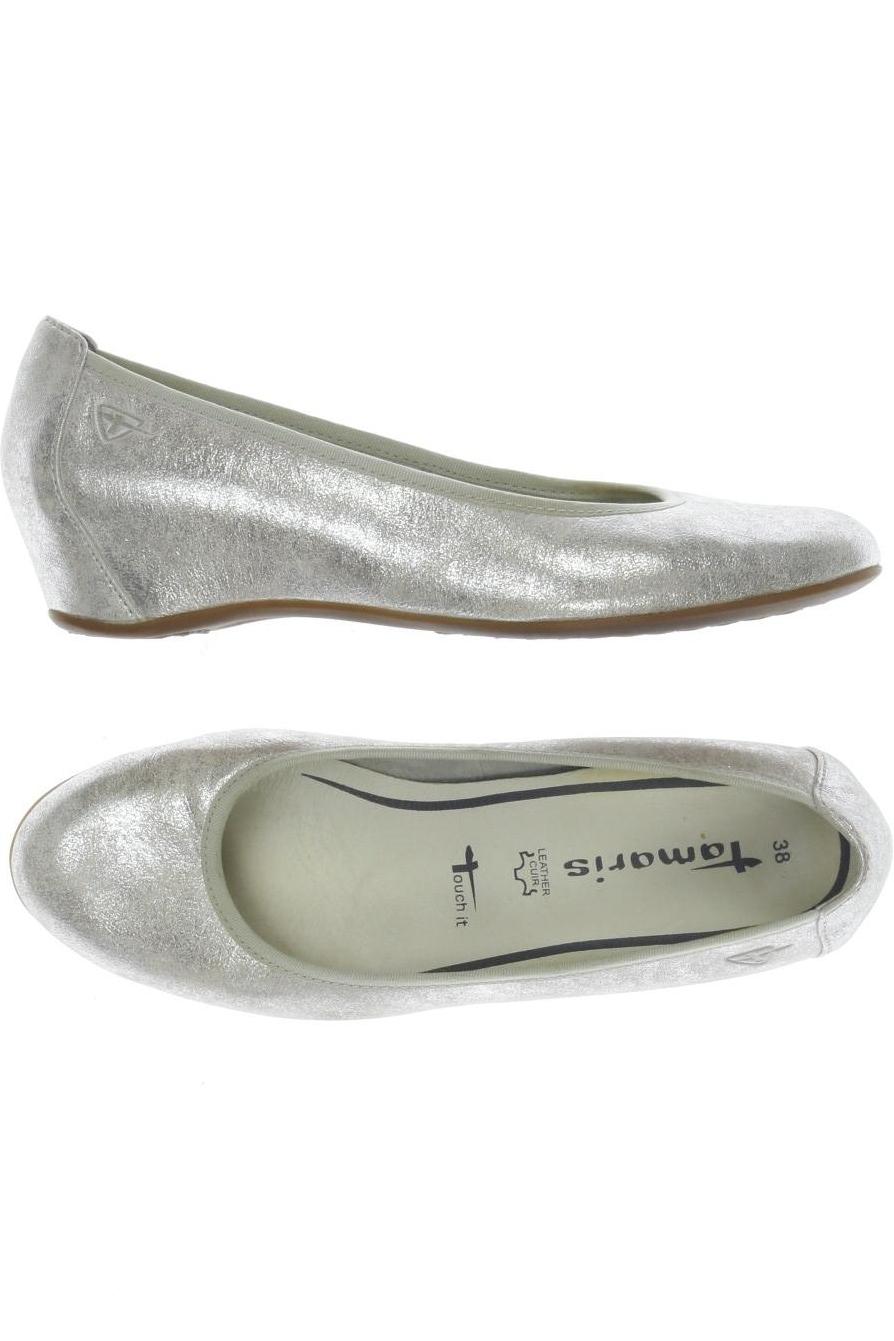 

Tamaris Damen Ballerinas, grau, Gr. 38