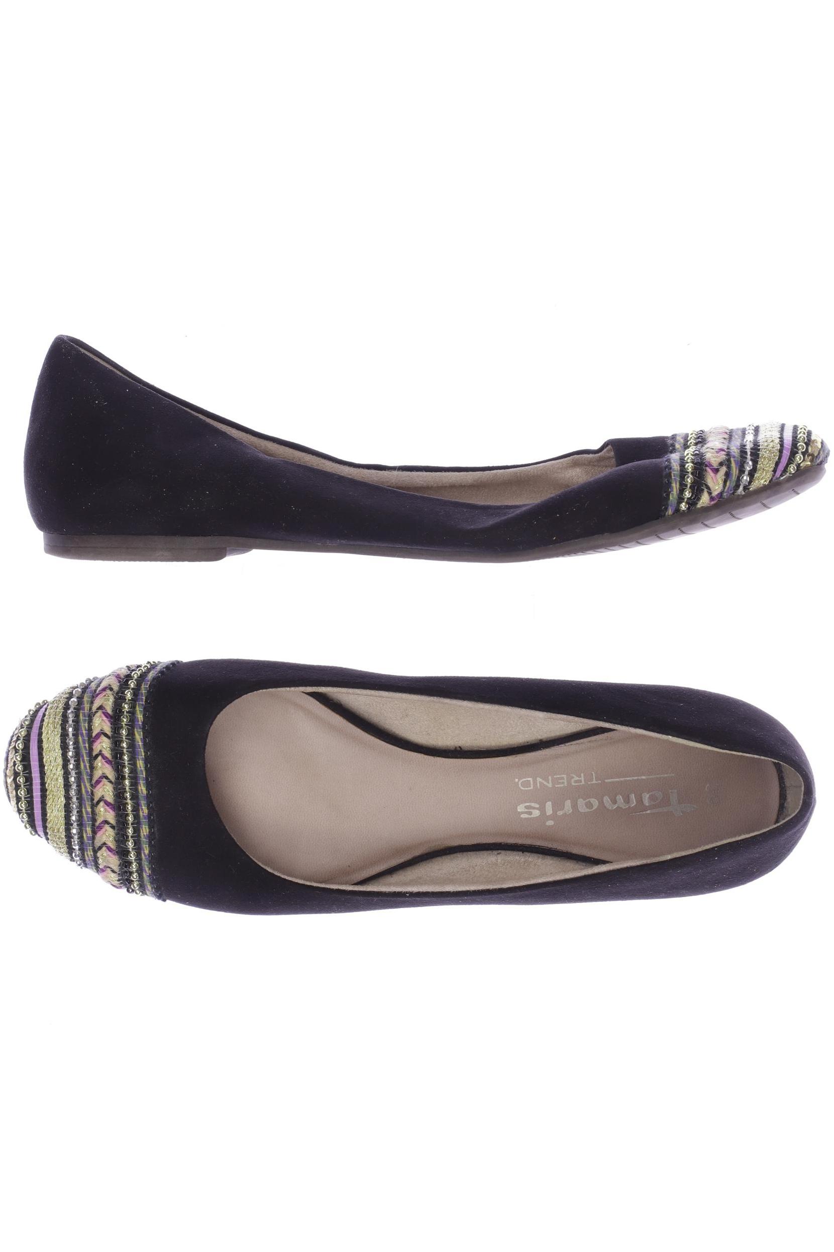 

Tamaris Damen Ballerinas, schwarz, Gr. 39