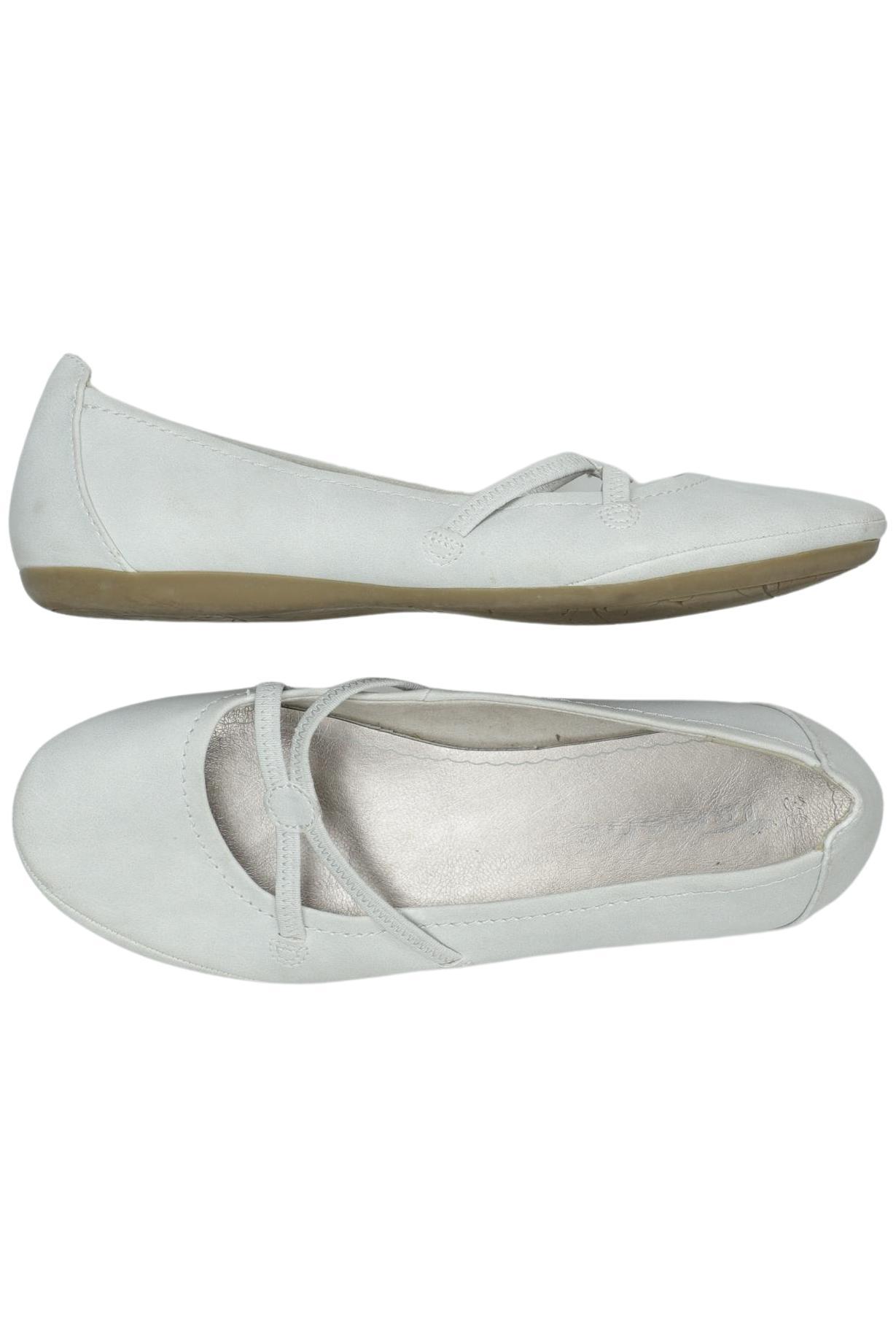 

Tamaris Damen Ballerinas, weiß, Gr. 39