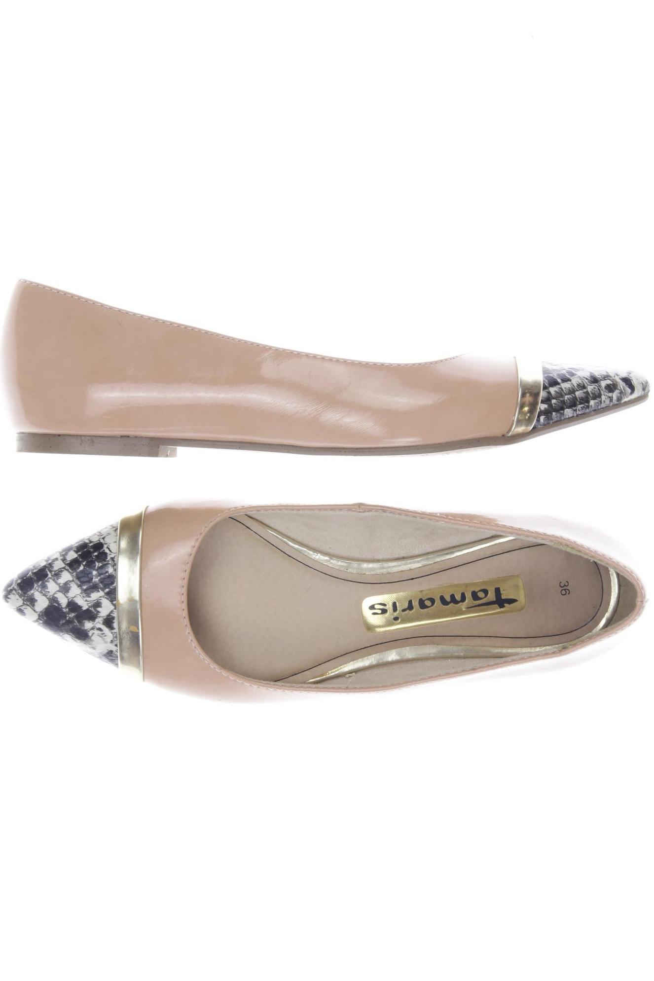 

Tamaris Damen Ballerinas, beige, Gr. 36