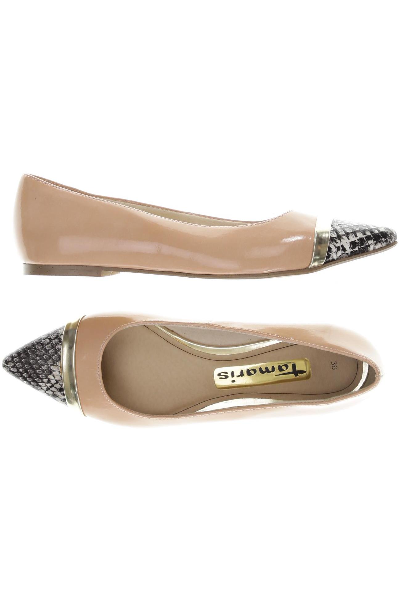 

Tamaris Damen Ballerinas, beige, Gr. 36