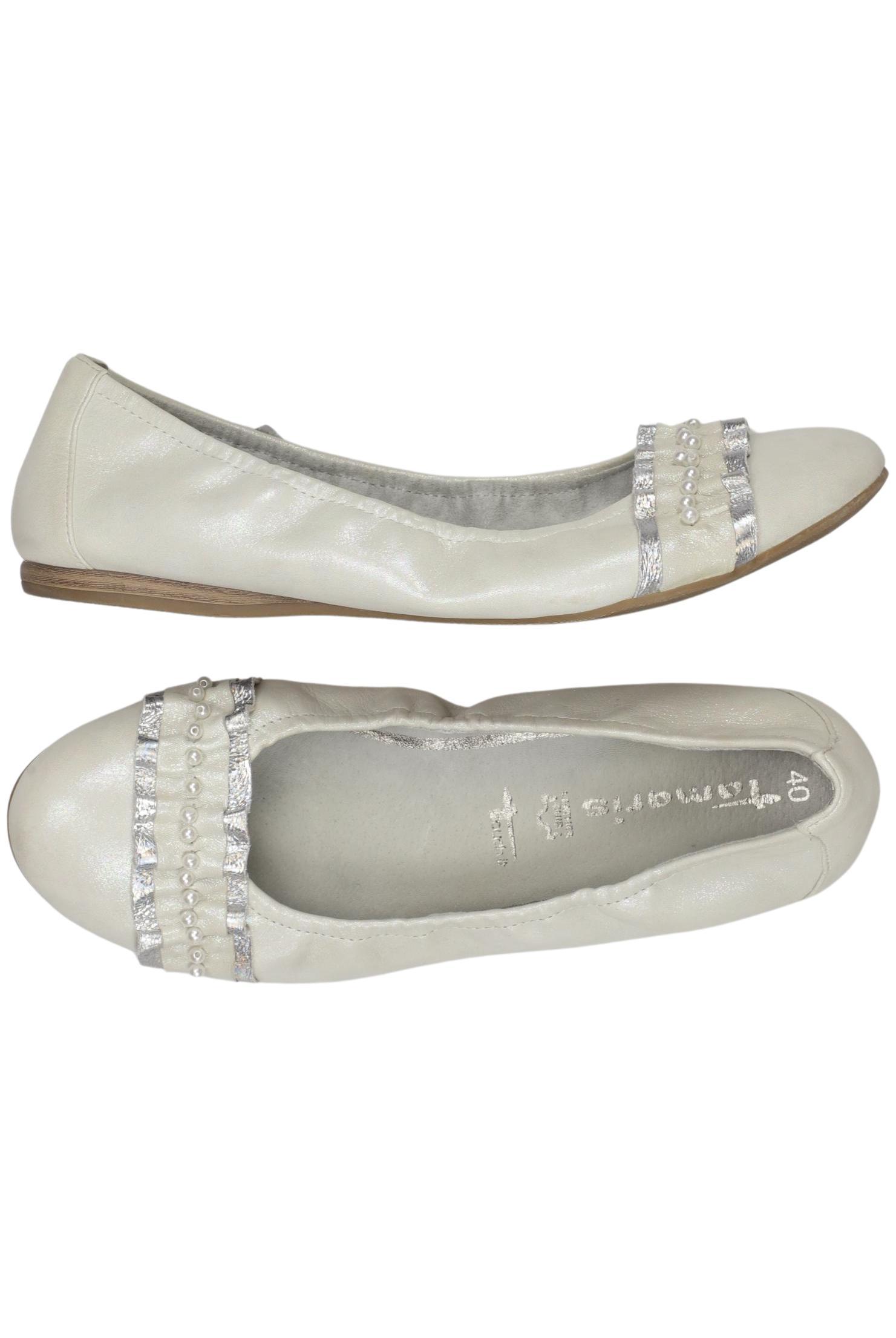 

Tamaris Damen Ballerinas, beige, Gr. 40