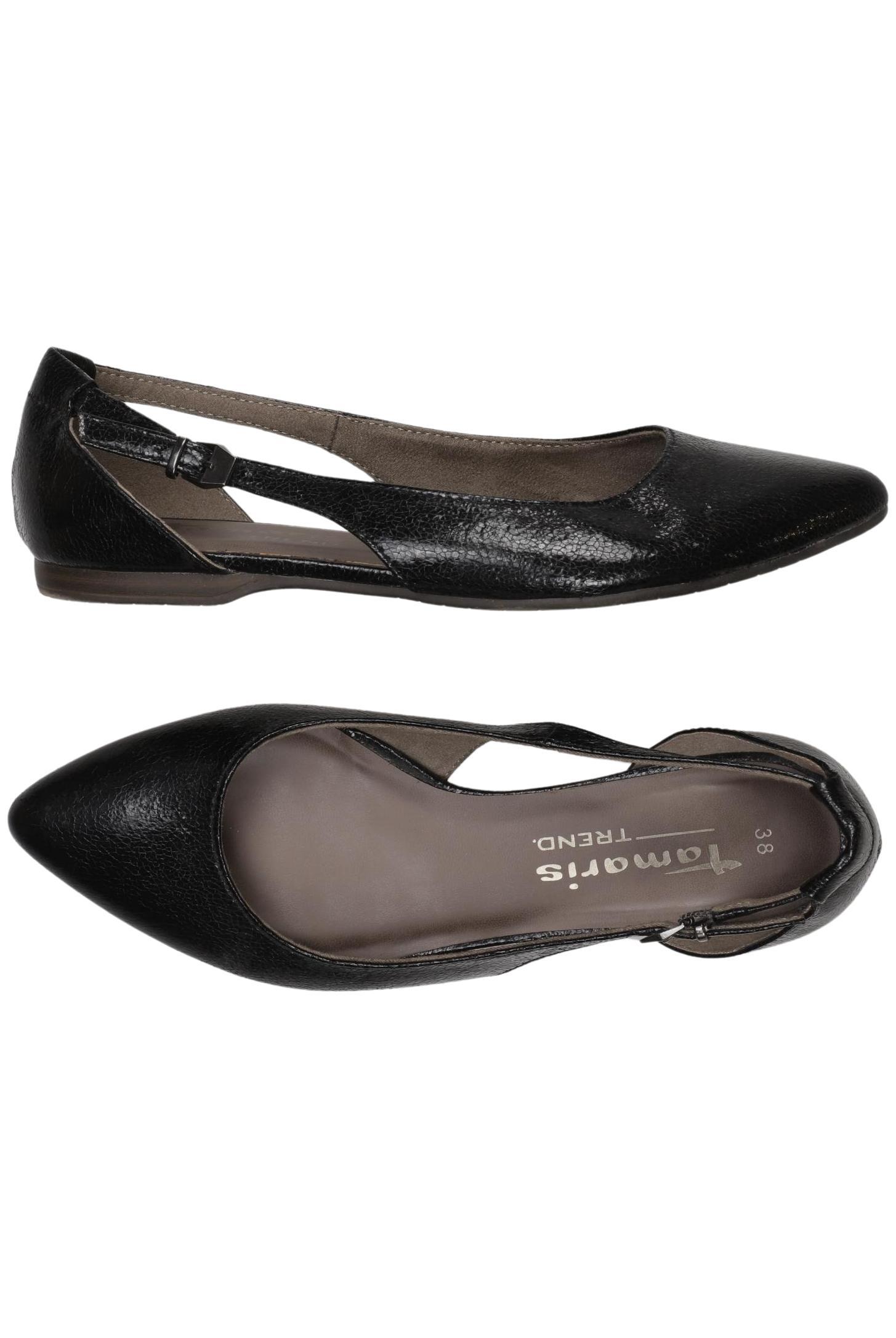 

Tamaris Damen Ballerinas, schwarz, Gr. 38