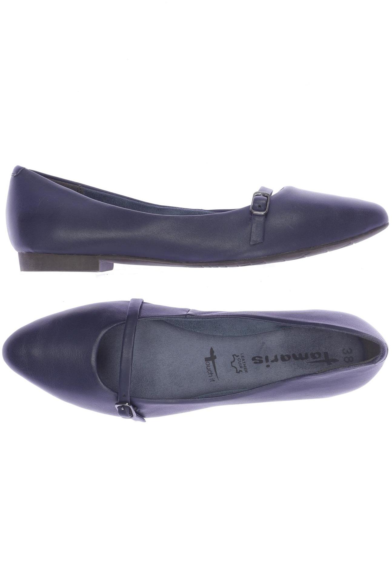 

Tamaris Damen Ballerinas, marineblau, Gr. 38