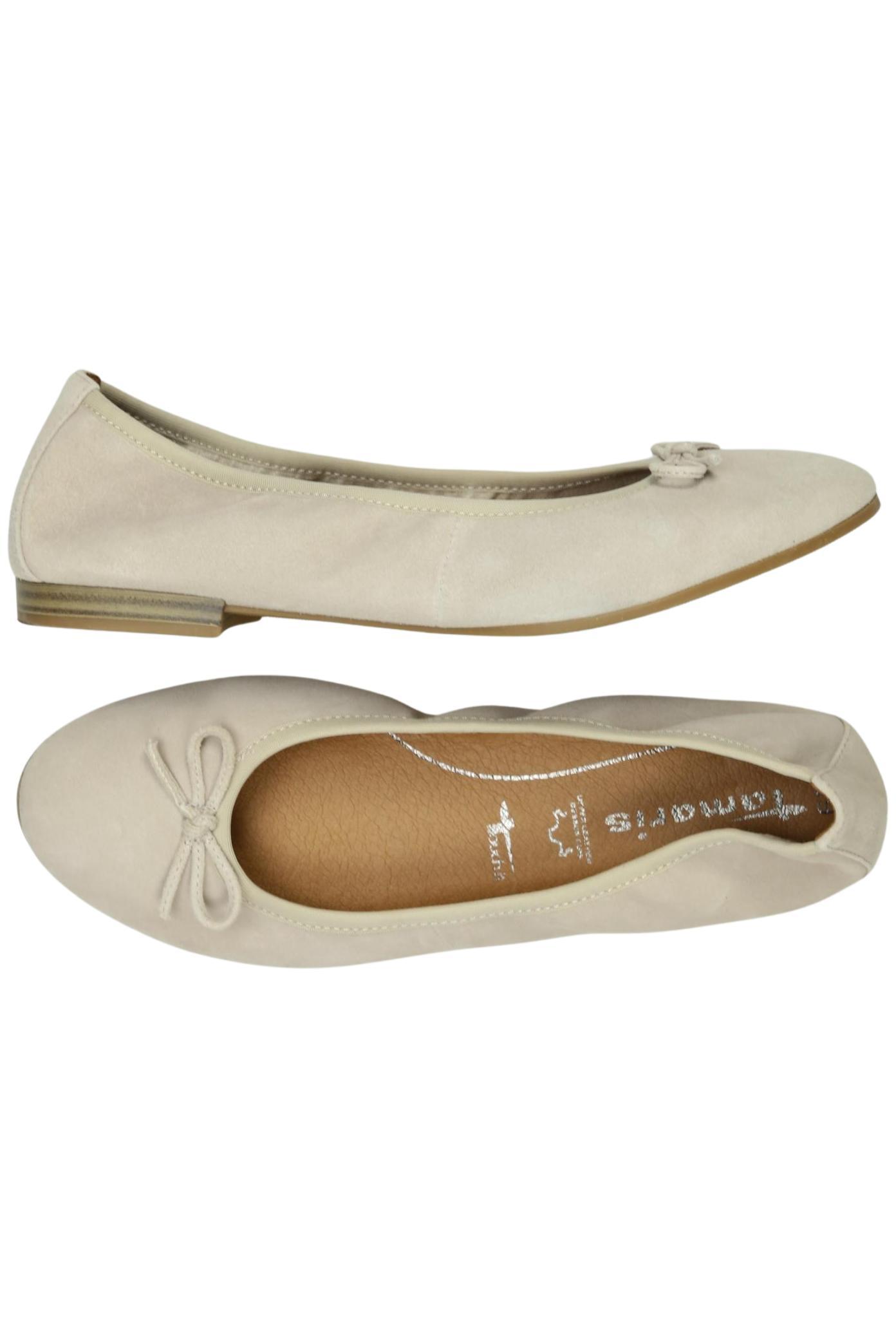 

Tamaris Damen Ballerinas, beige, Gr. 39