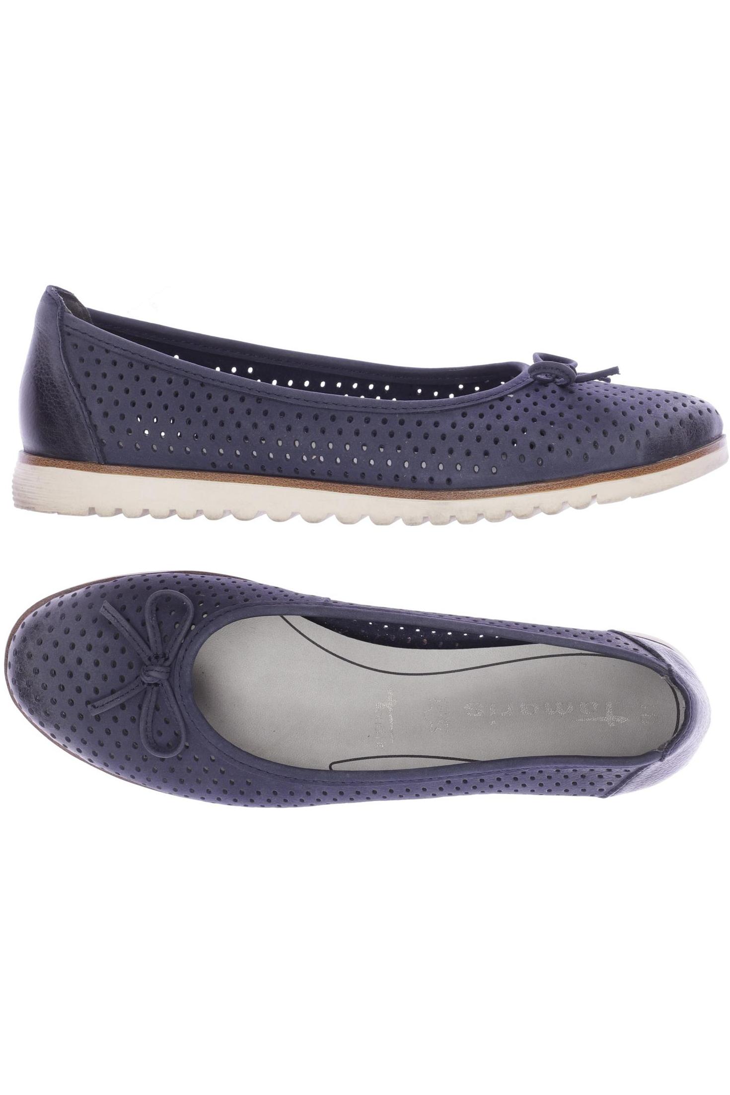 

Tamaris Damen Ballerinas, blau, Gr. 38