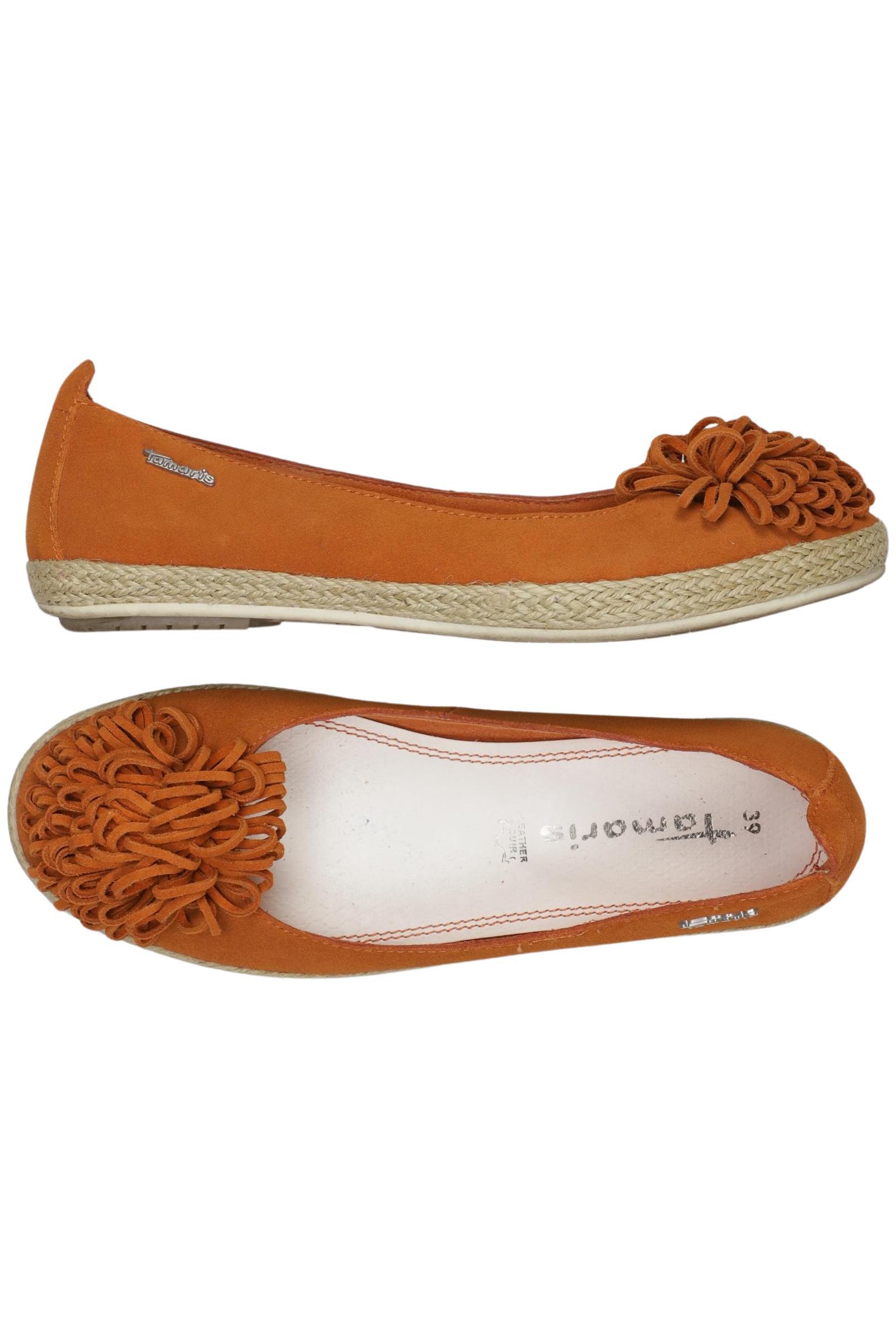 

Tamaris Damen Ballerinas, orange, Gr. 39