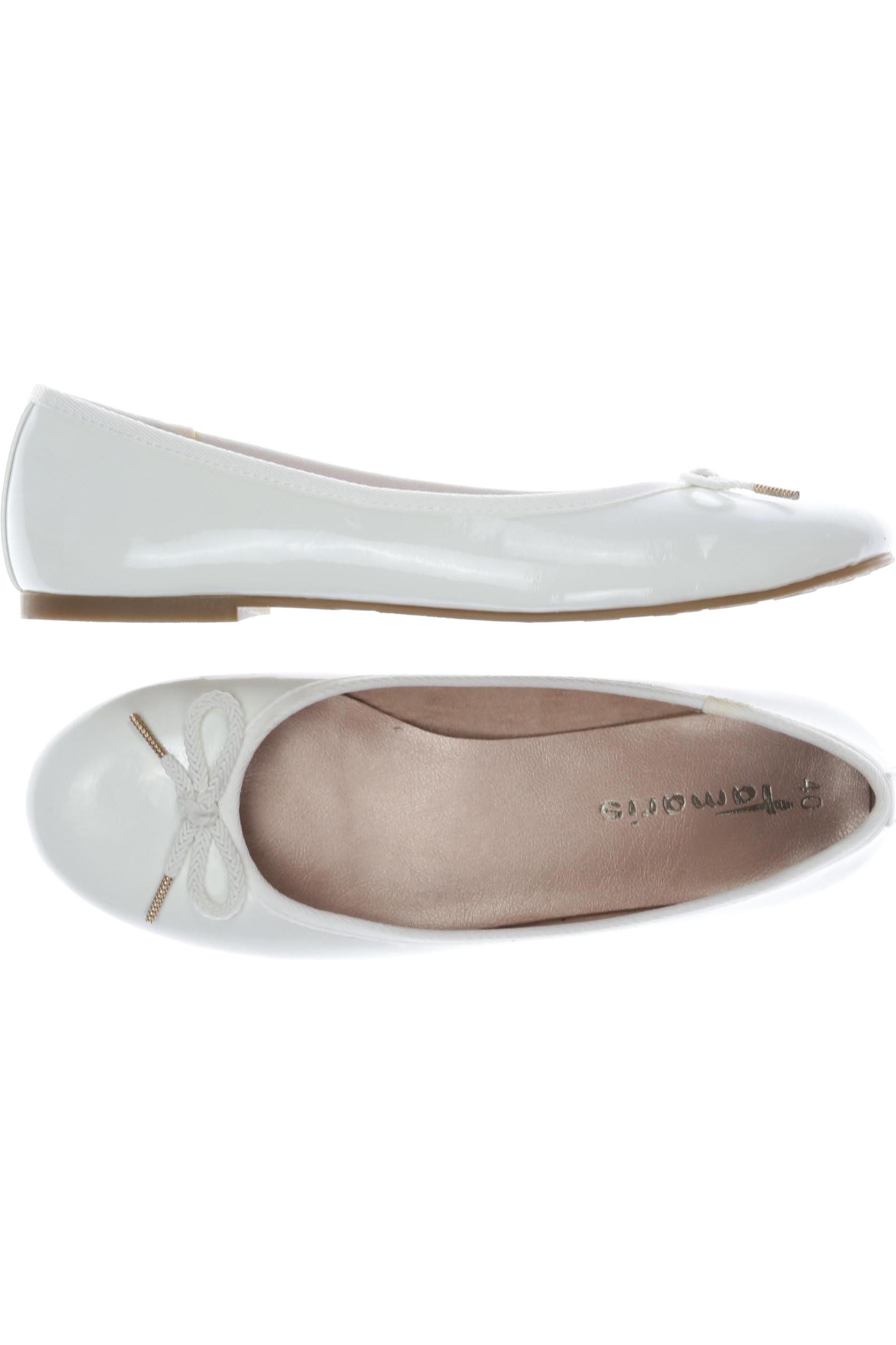 

Tamaris Damen Ballerinas, weiß, Gr. 40