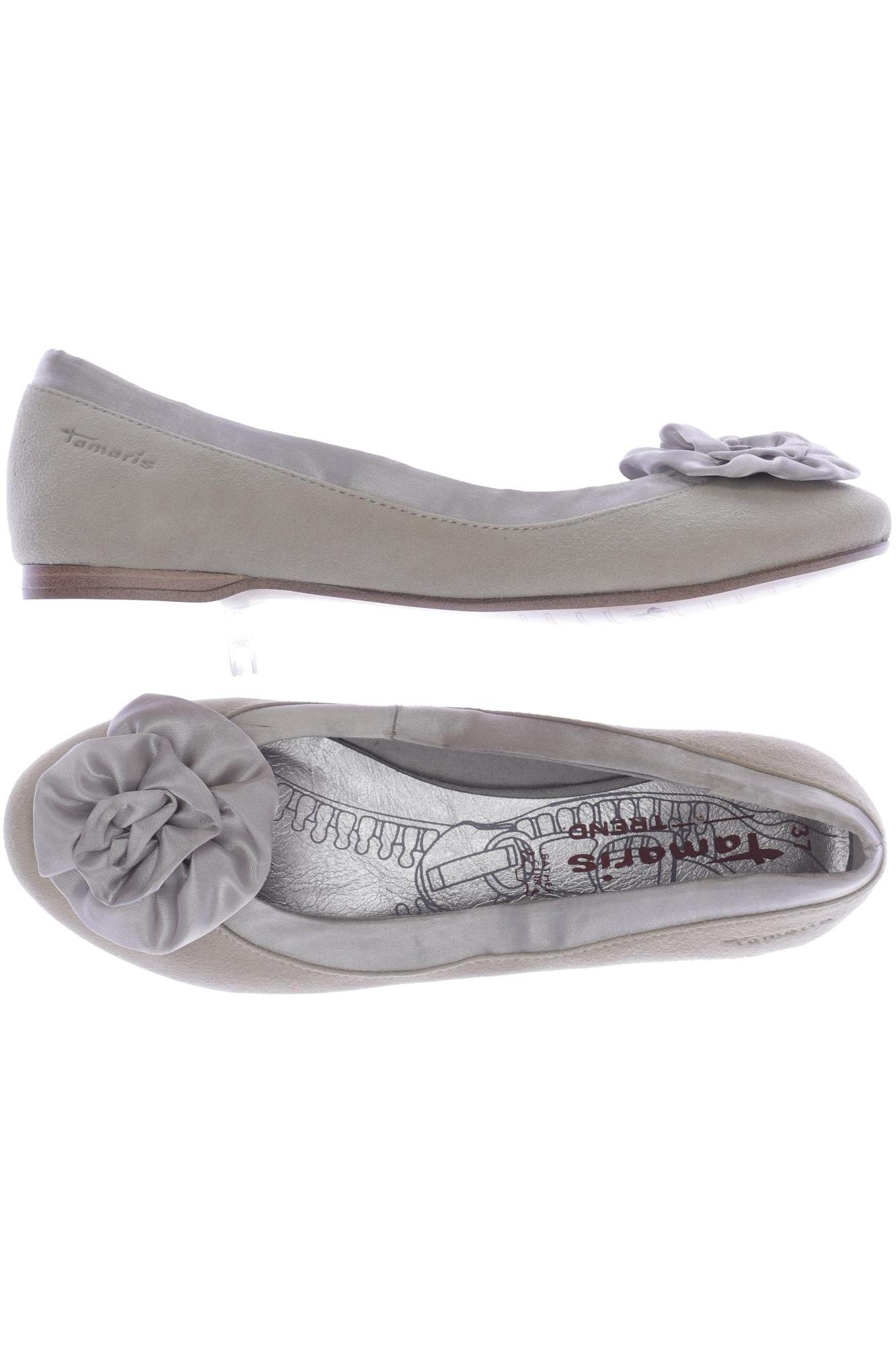 

Tamaris Damen Ballerinas, beige, Gr. 37