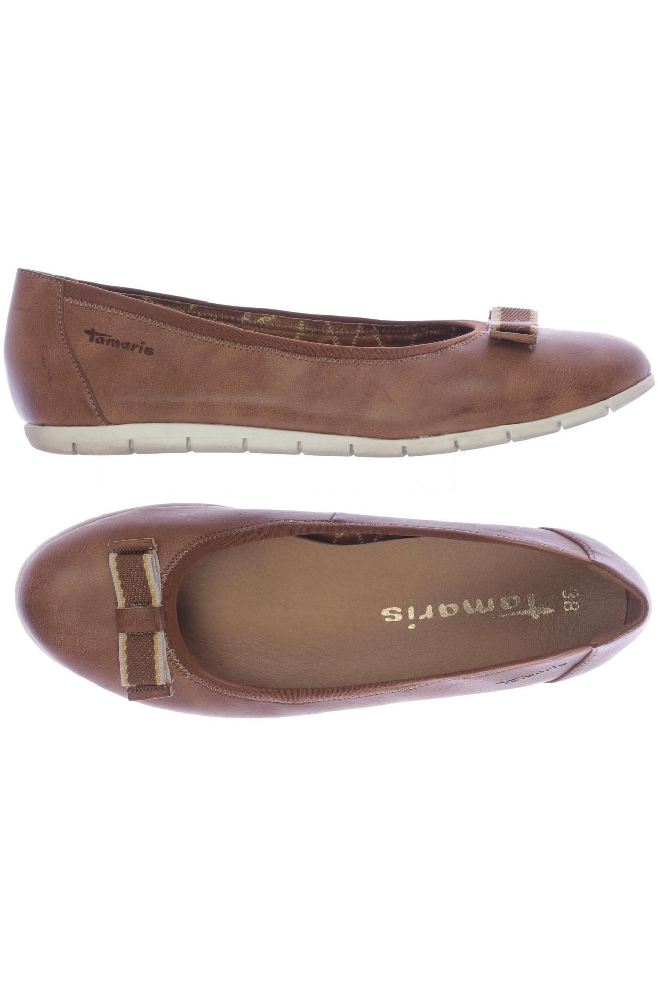 

Tamaris Damen Ballerinas, braun, Gr. 38