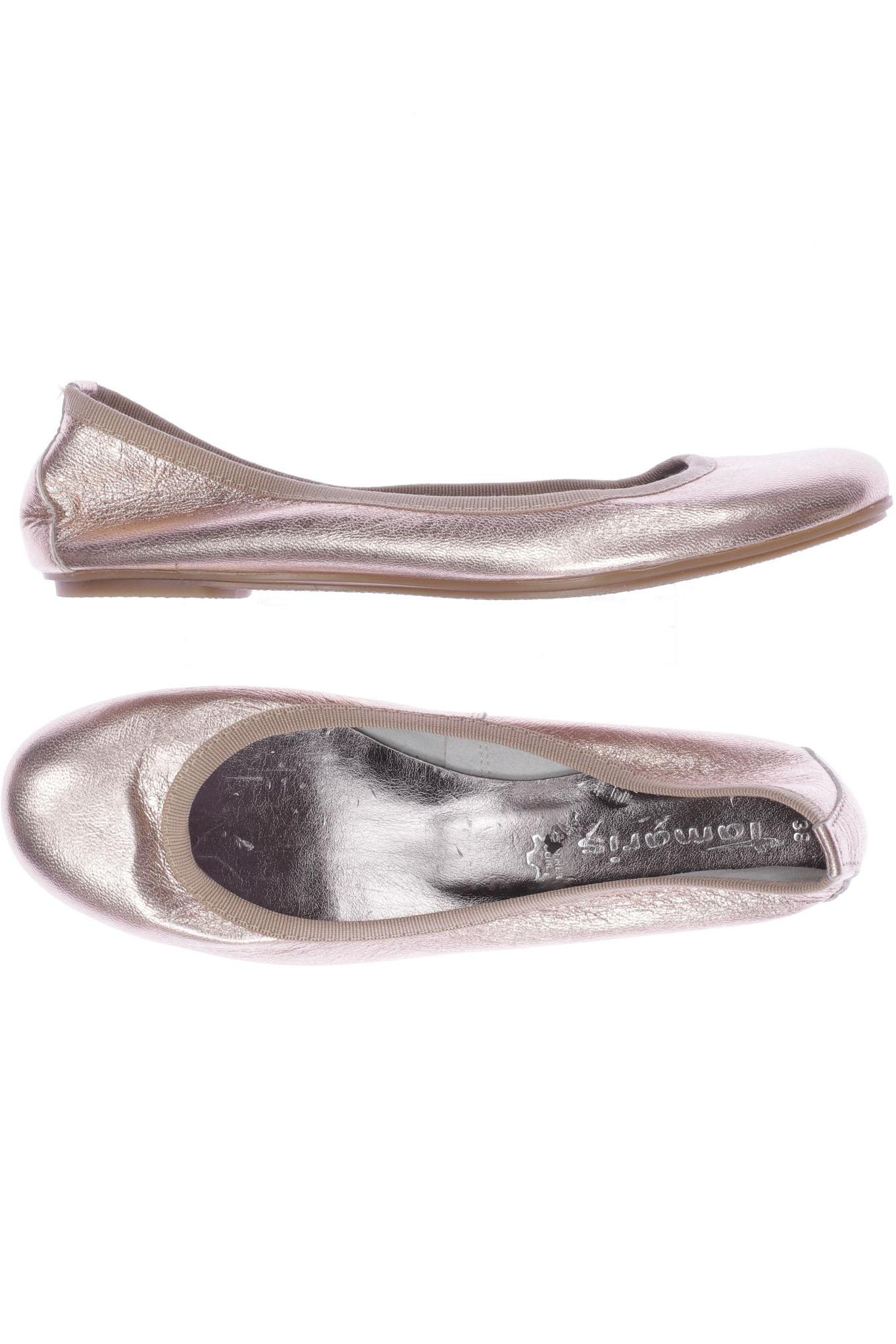 

Tamaris Damen Ballerinas, gold, Gr. 38