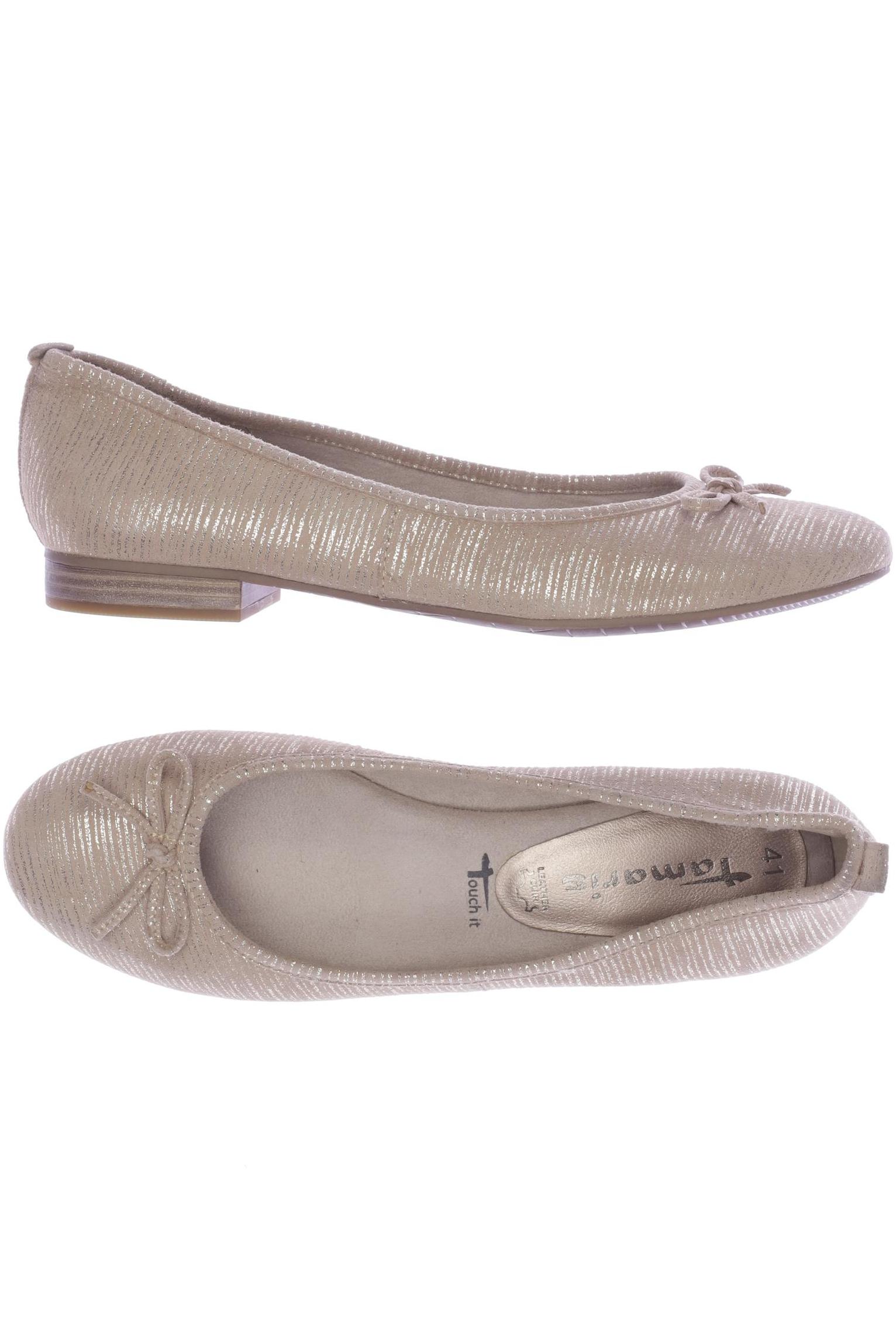 

Tamaris Damen Ballerinas, beige, Gr. 41