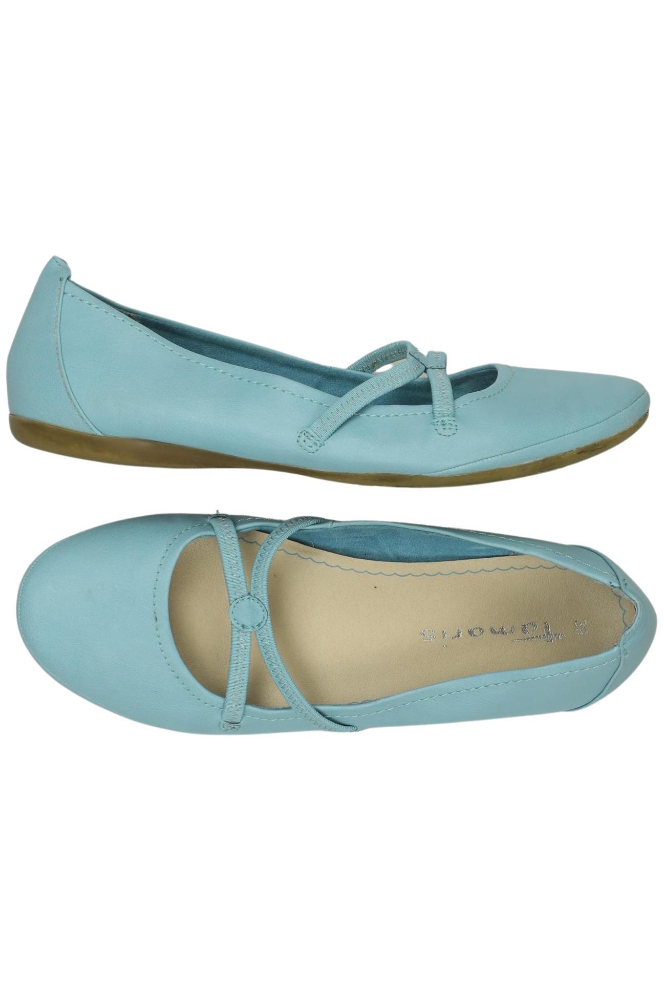 

Tamaris Damen Ballerinas, hellblau, Gr. 39