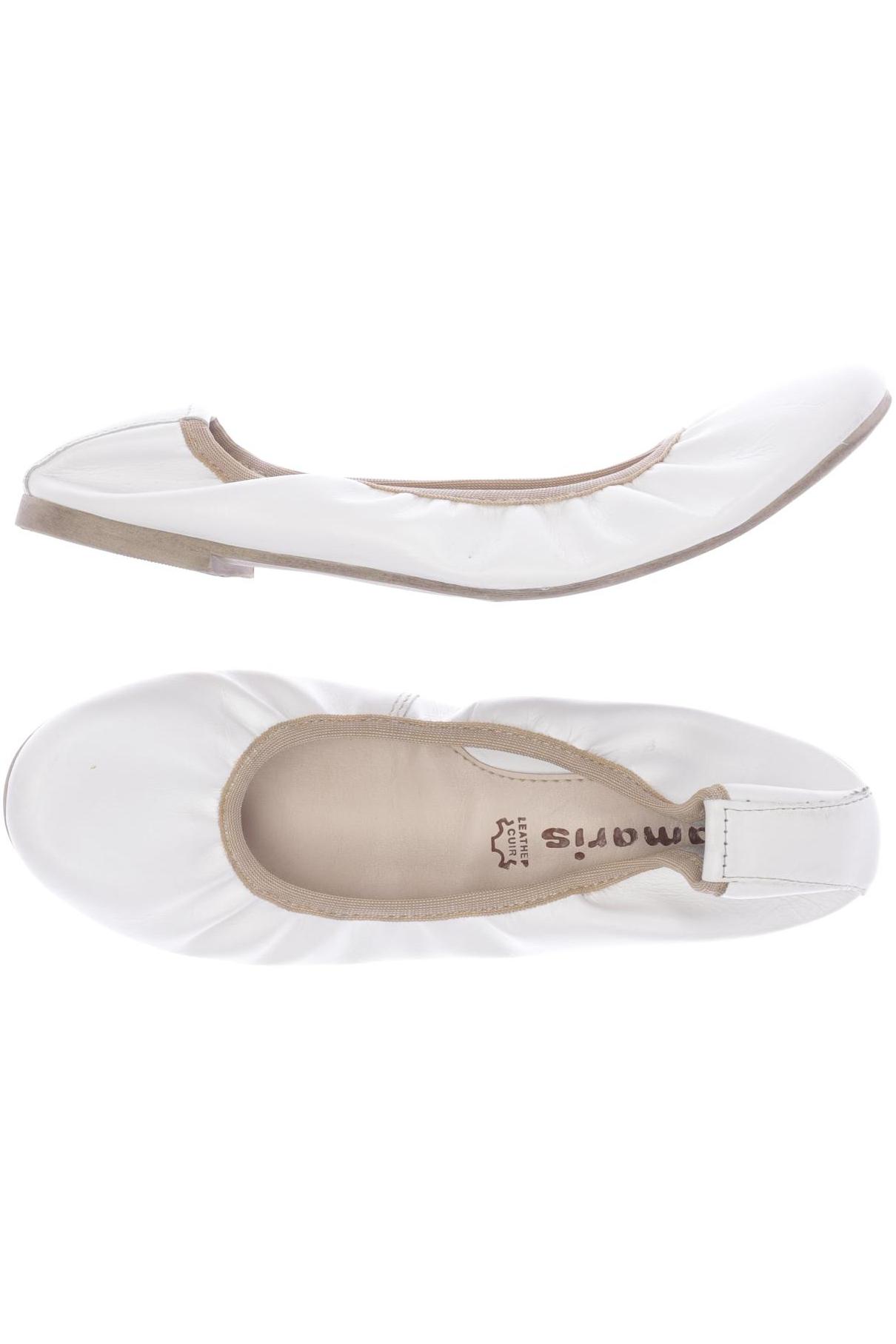 

Tamaris Damen Ballerinas, weiß